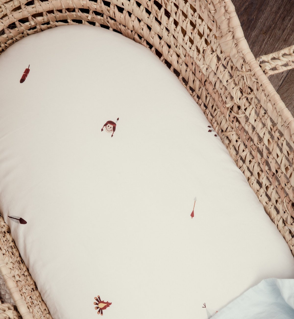Drap housse landau en coton bio, PETITE PLUME, KADOLIS