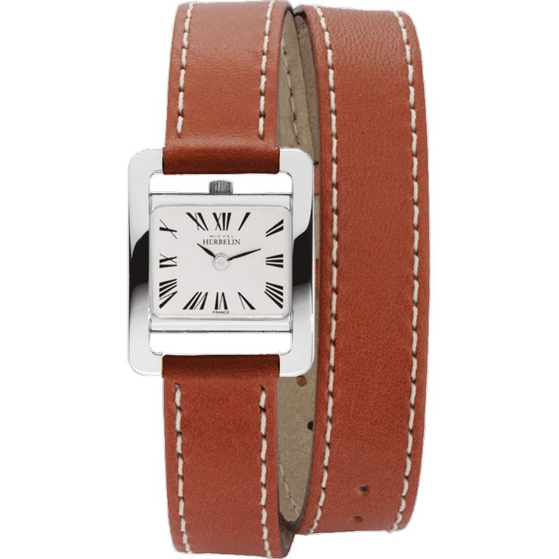 Montre bracelet cuir marron femme hot sale