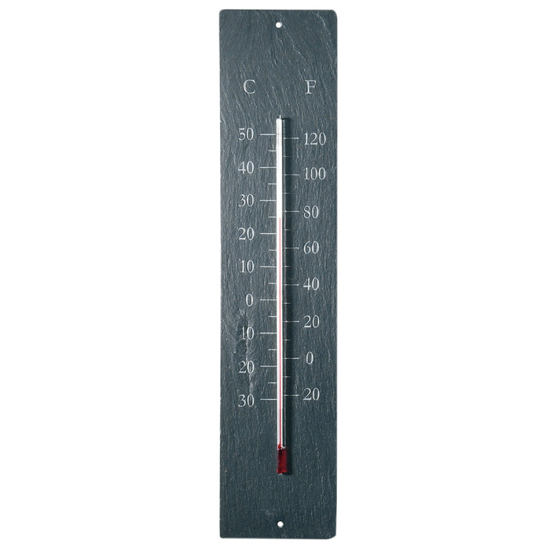 Thermomètre Géant en schiste, ESSCHERT DESIGN