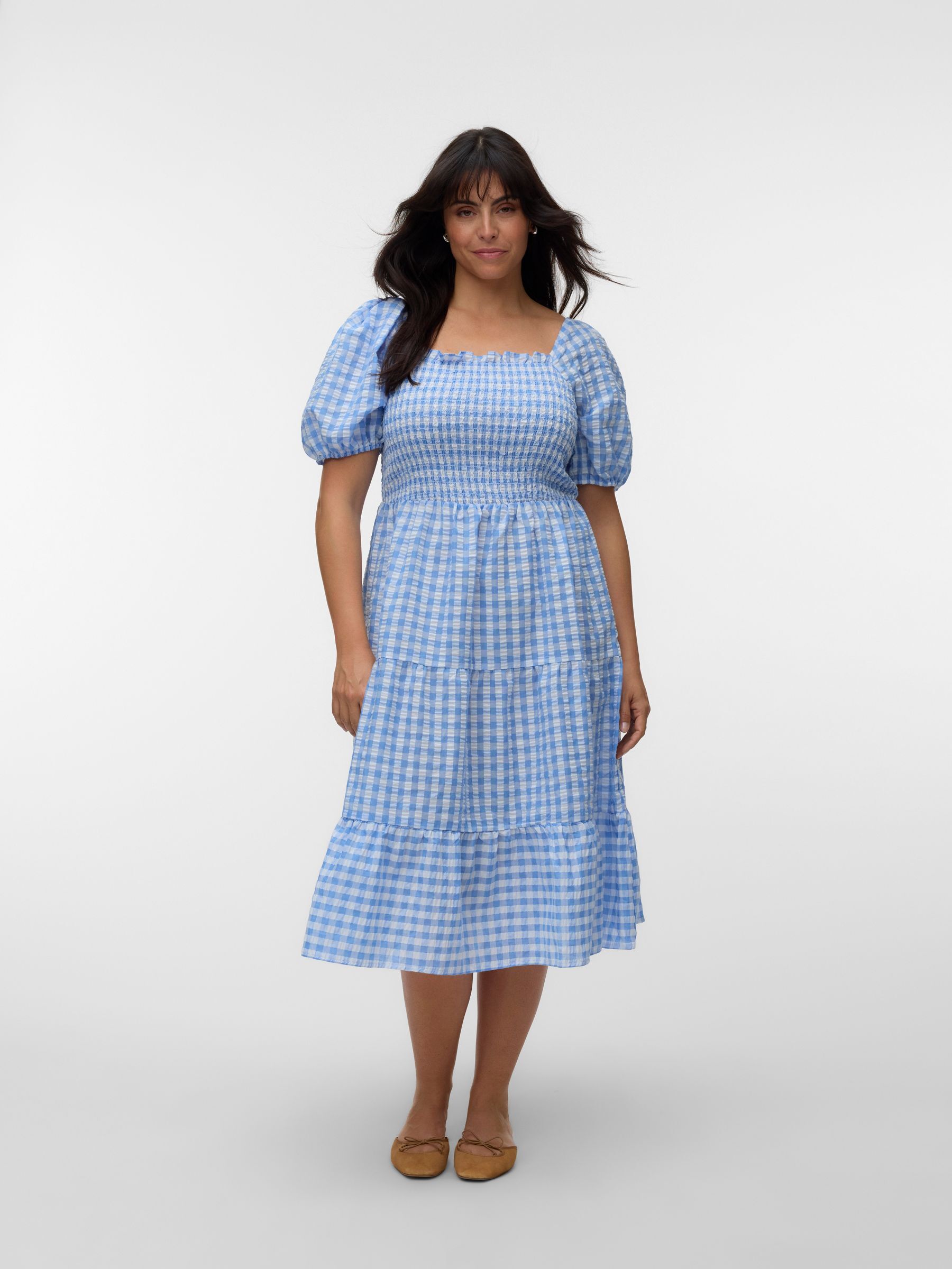 Robe Smockée, VERO MODA