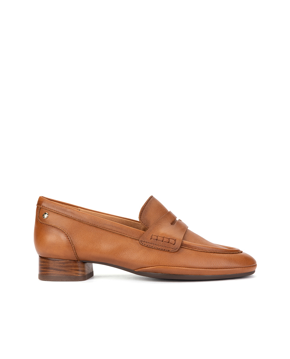 Mocassins cuir Ubeda forme large, PIKOLINOS