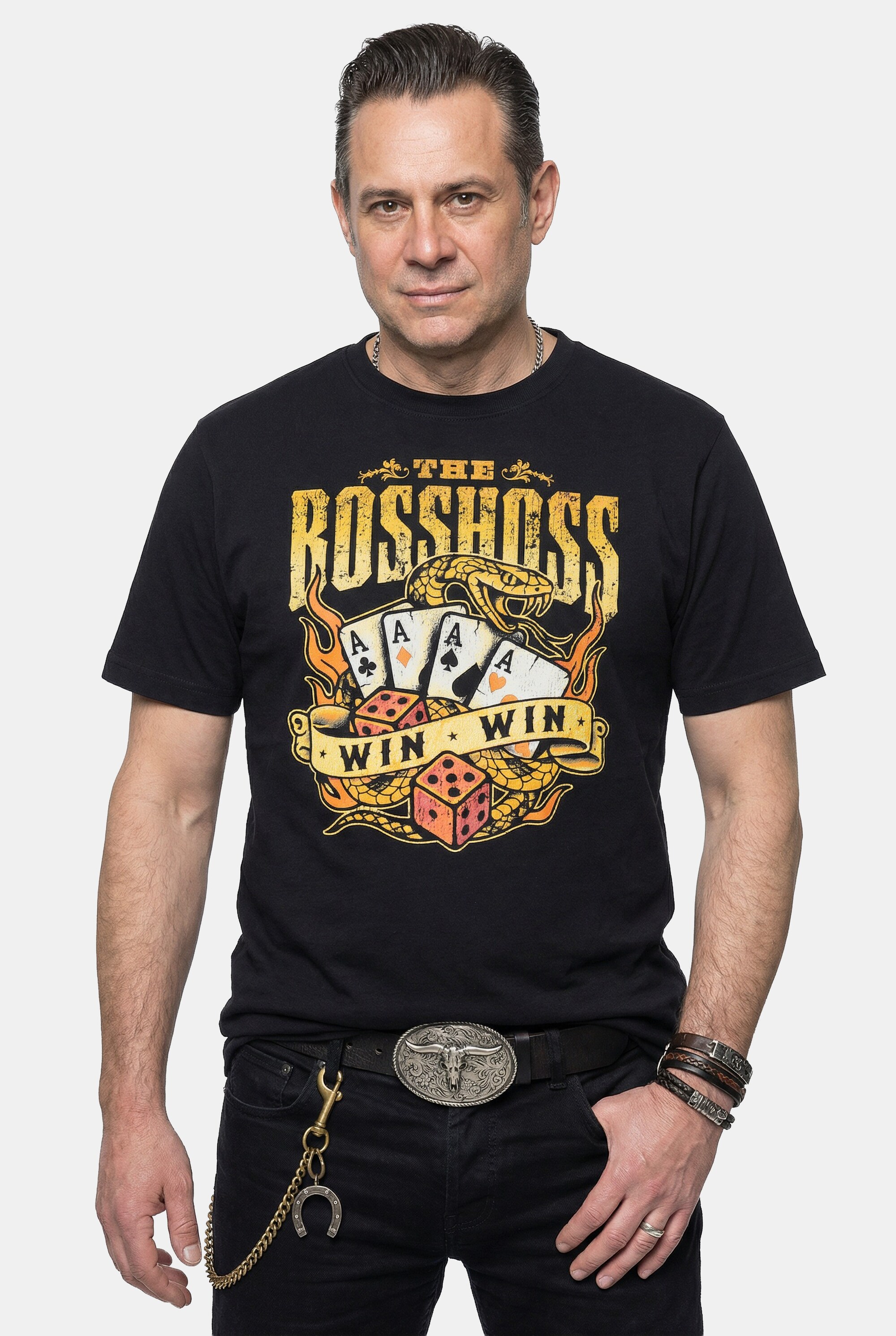 T-shirt groupe Boss Hoss, JP1880