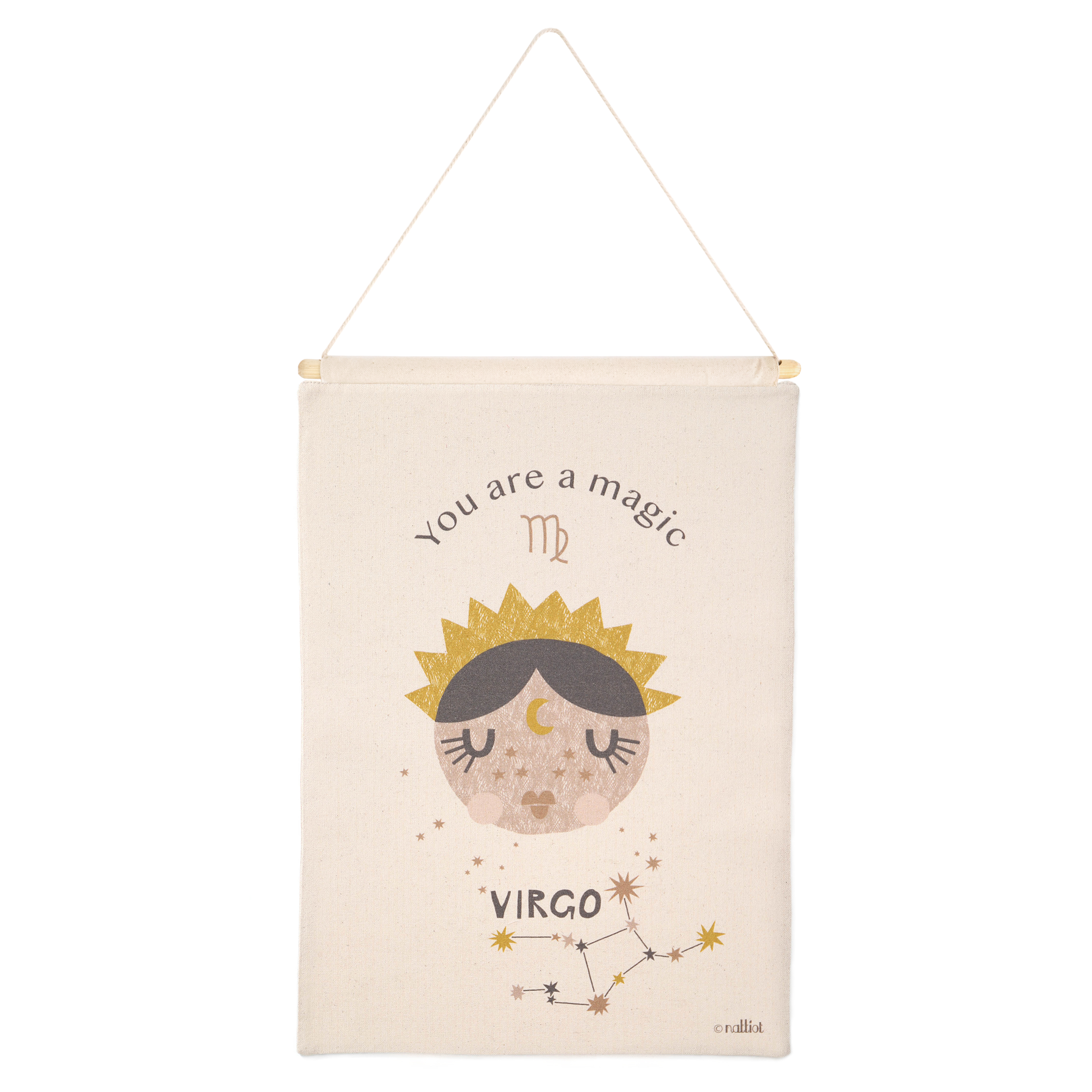 Décoration murale enfant LITTLE VIRGO, NATTIOT