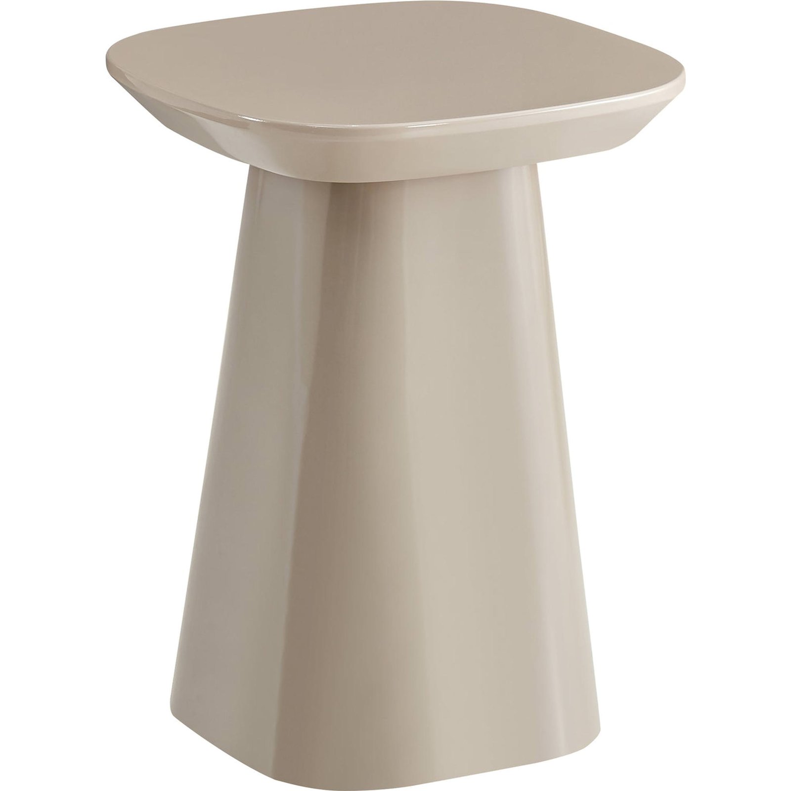 Table d'appoint galbée collection CORRIAR, RECOLLECTION
