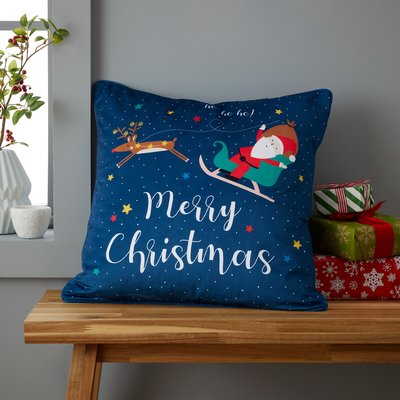 Santa's Christmas Wonderland Cushion CATHERINE LANSFIELD