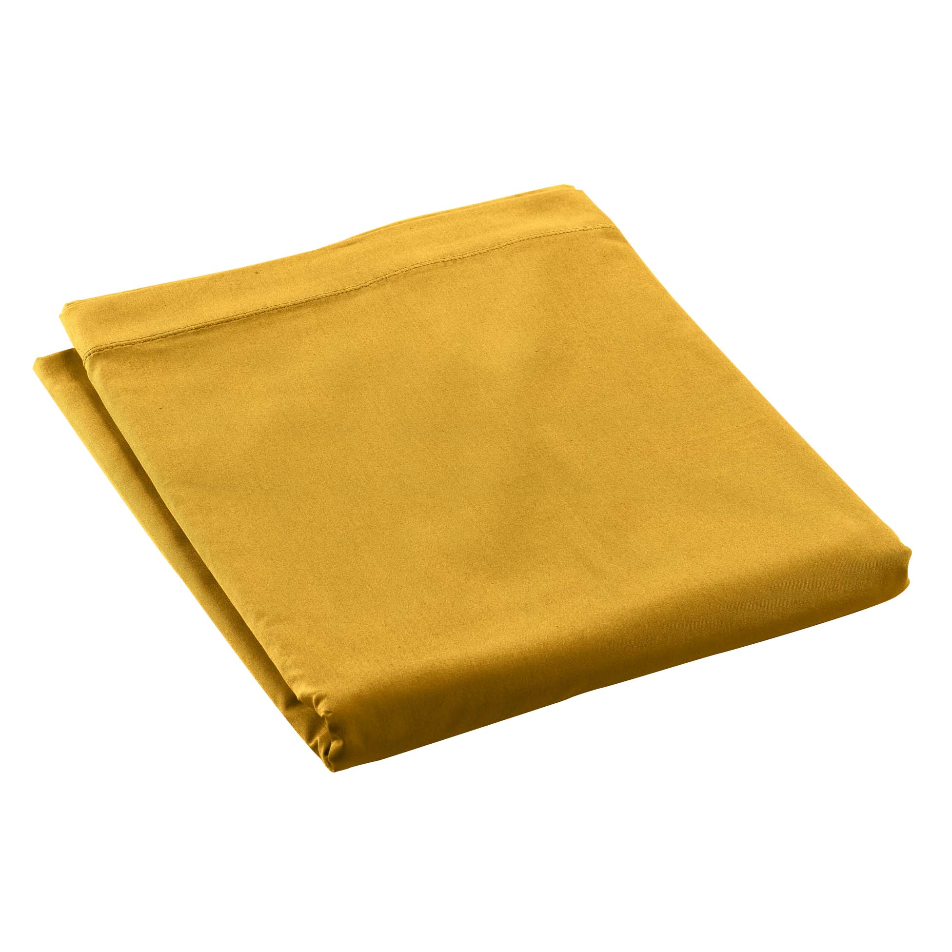 Drap plat en percale de coton Terracotta, EDEN