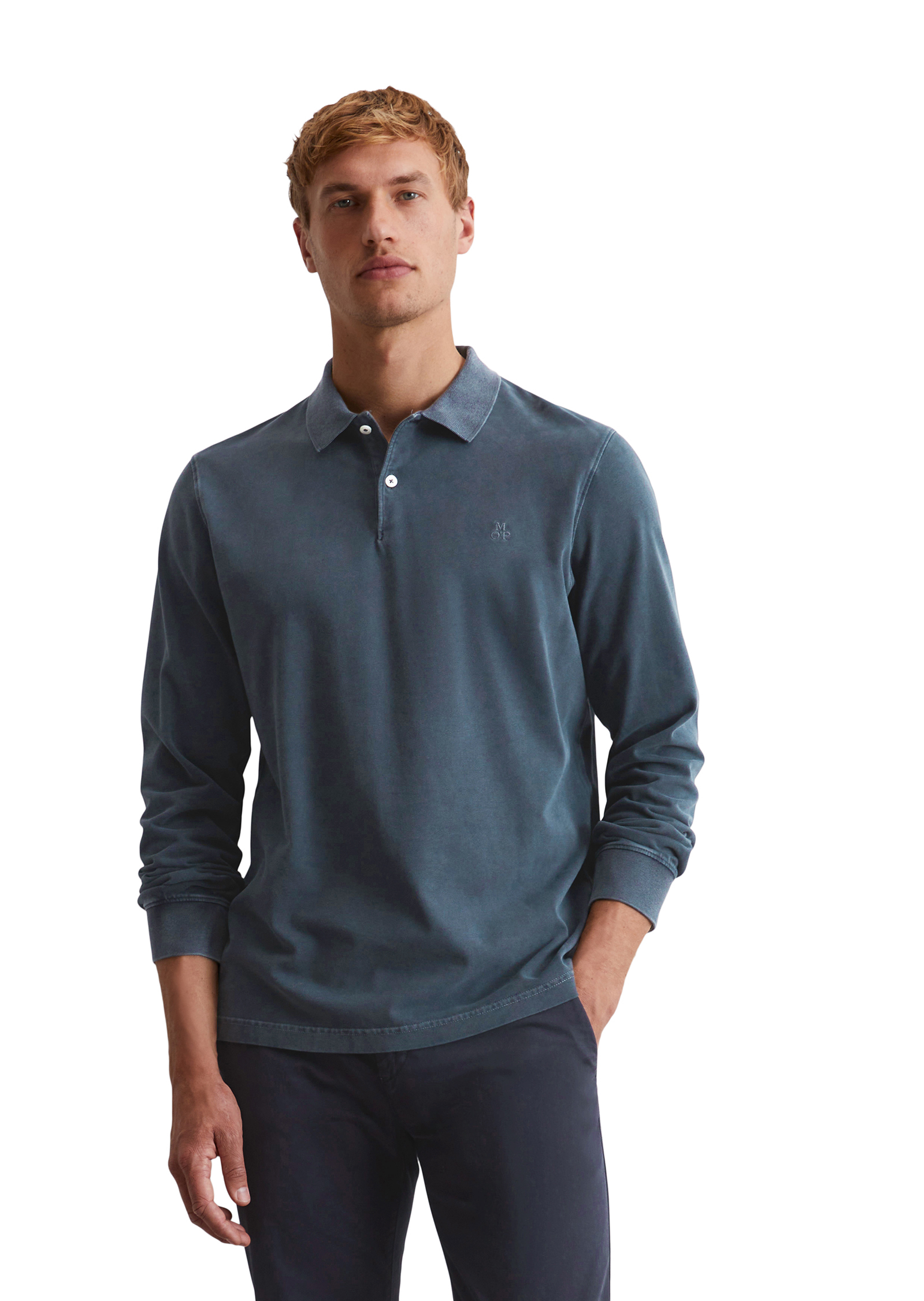Polo en jersey régulier en pur coton biologique, MARC O'POLO