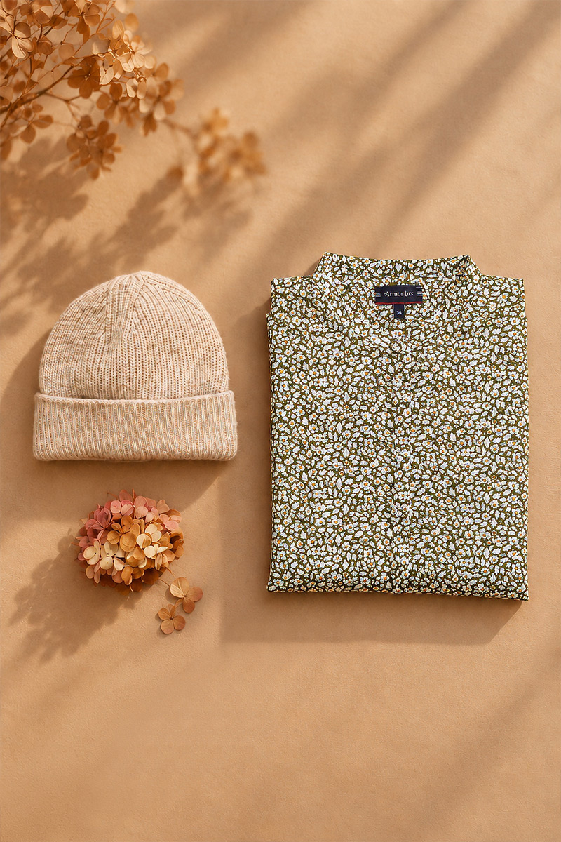 Blouse imprimée - coton, ARMOR-LUX
