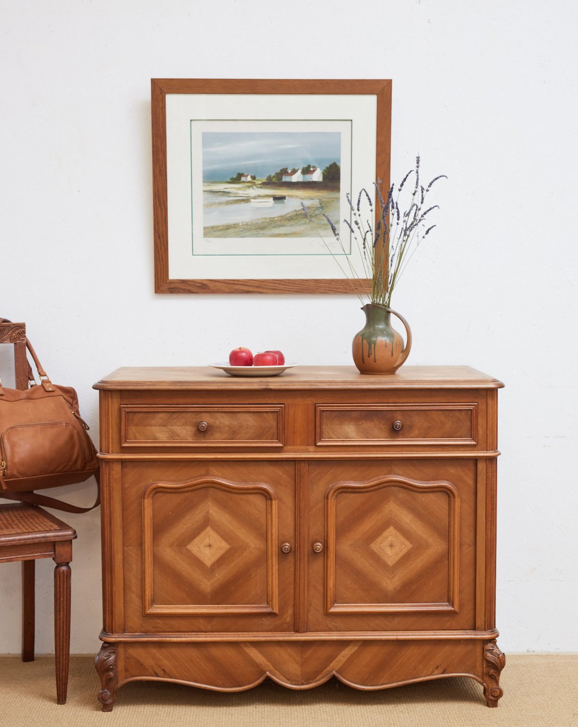 Buffet en bois clair Gilbert N°1744 - Bon état, DEBONGOUT
