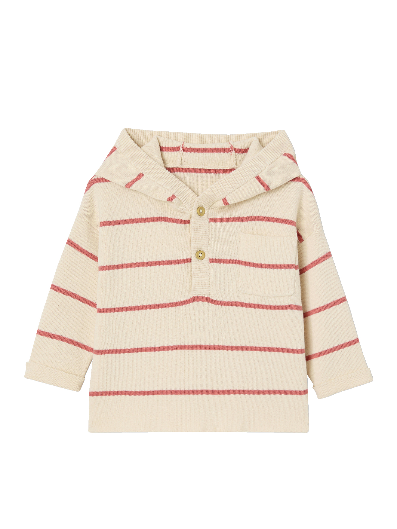 Pull à capuche bébé, VERTBAUDET