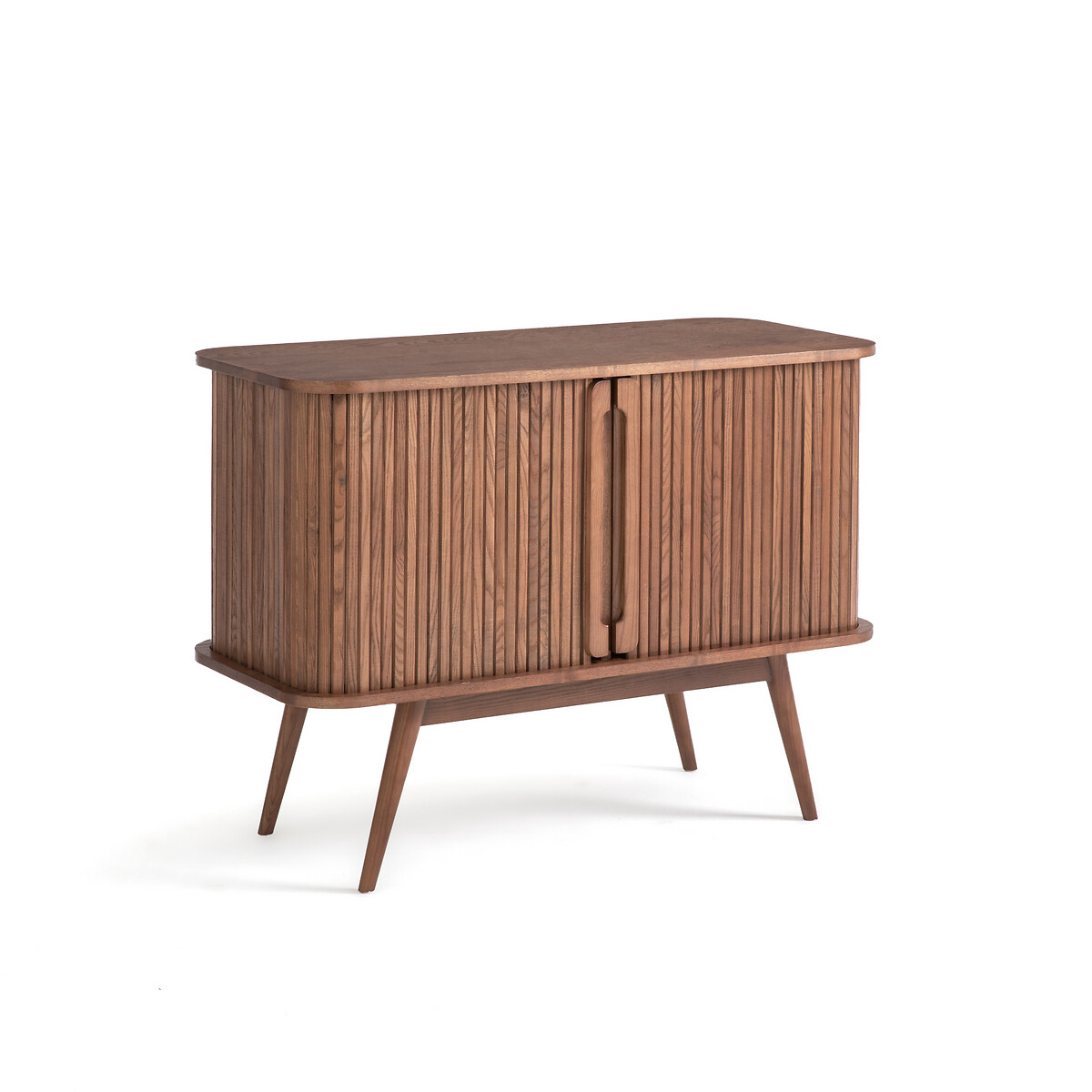 Product photograph of Wapong Walnut Sideboard With 2 Sliding Doors from La Redoute UK