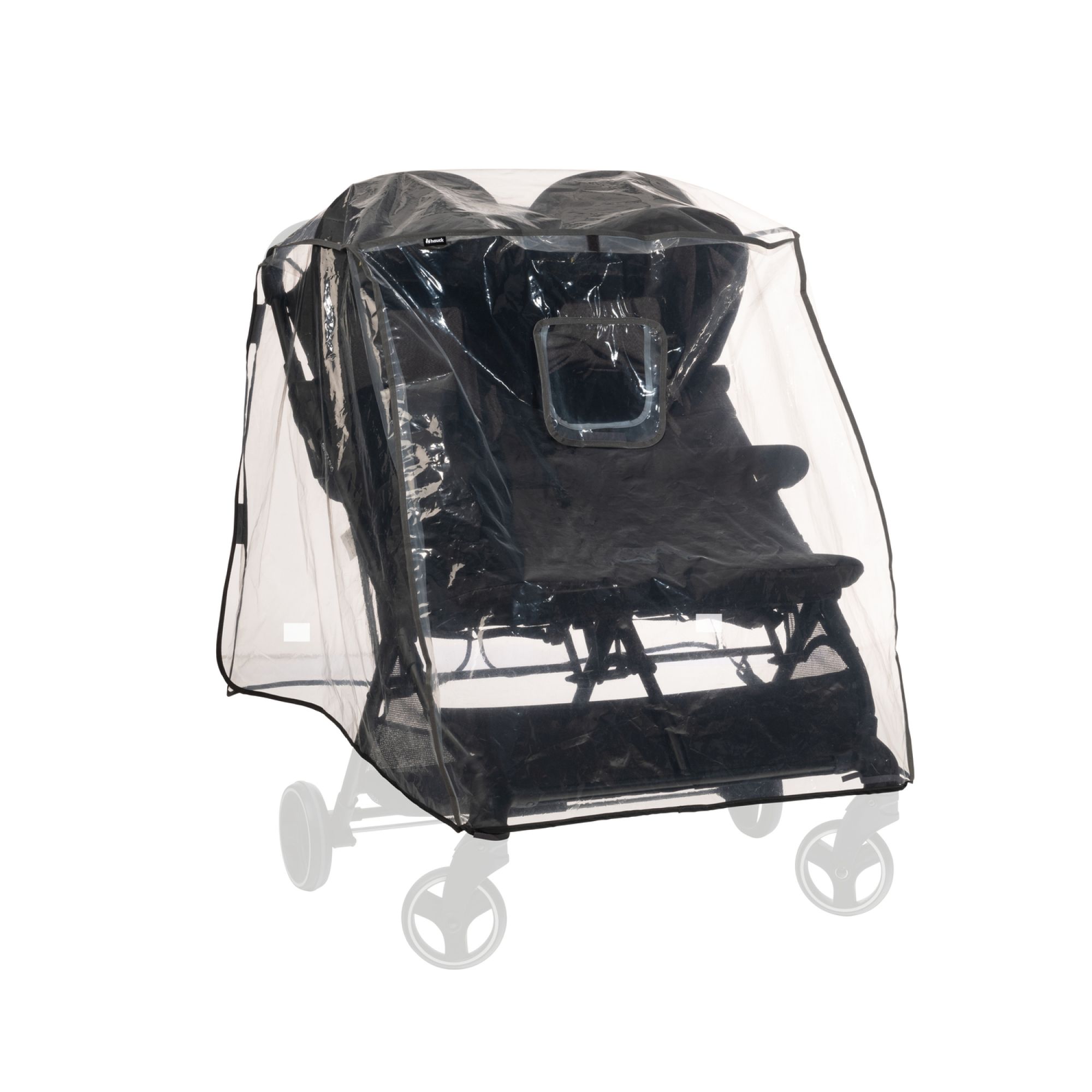 Habillage pluie poussette double, HAUCK