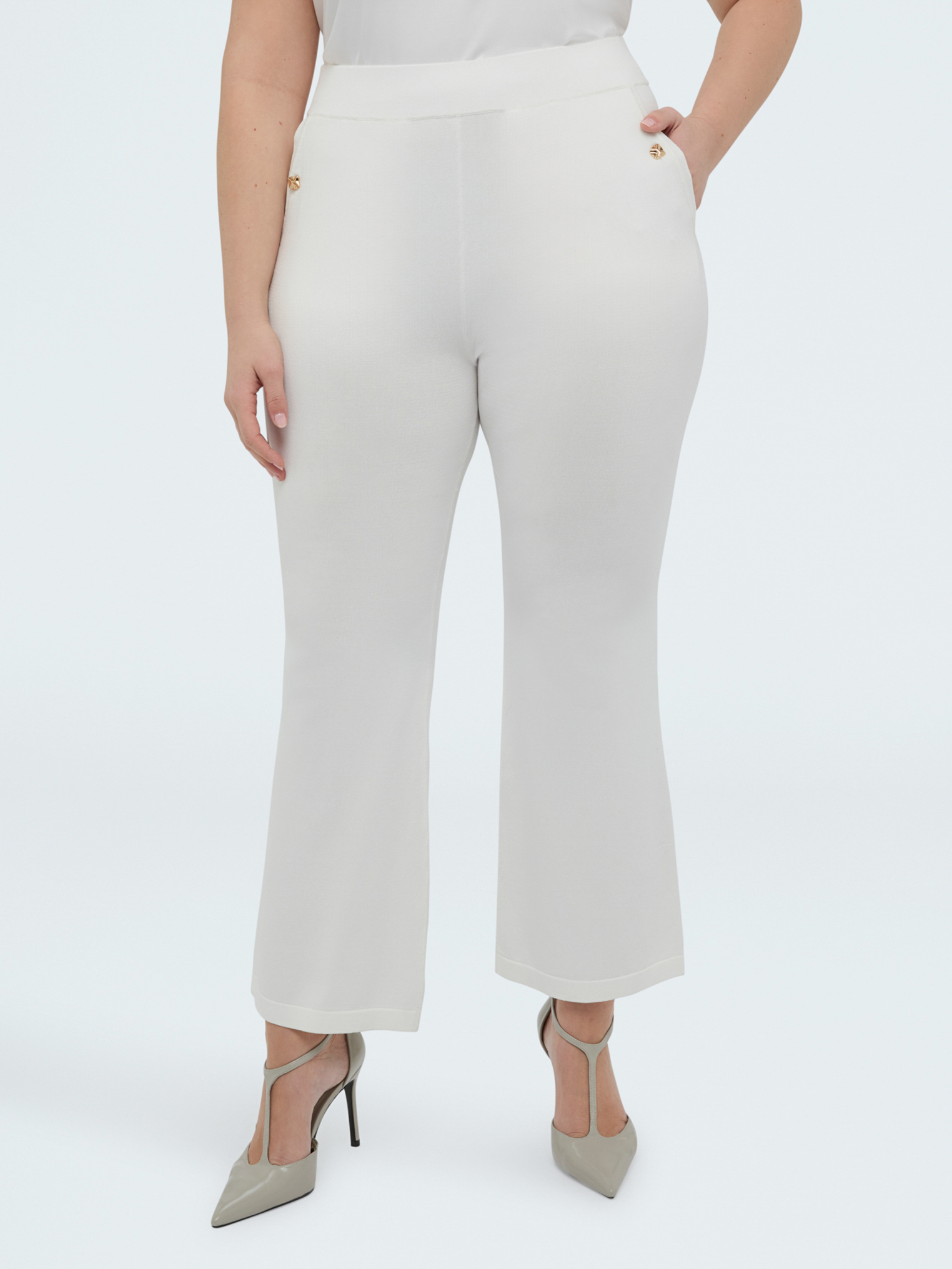 Pantalon Flare en maille, FIORELLA RUBINO