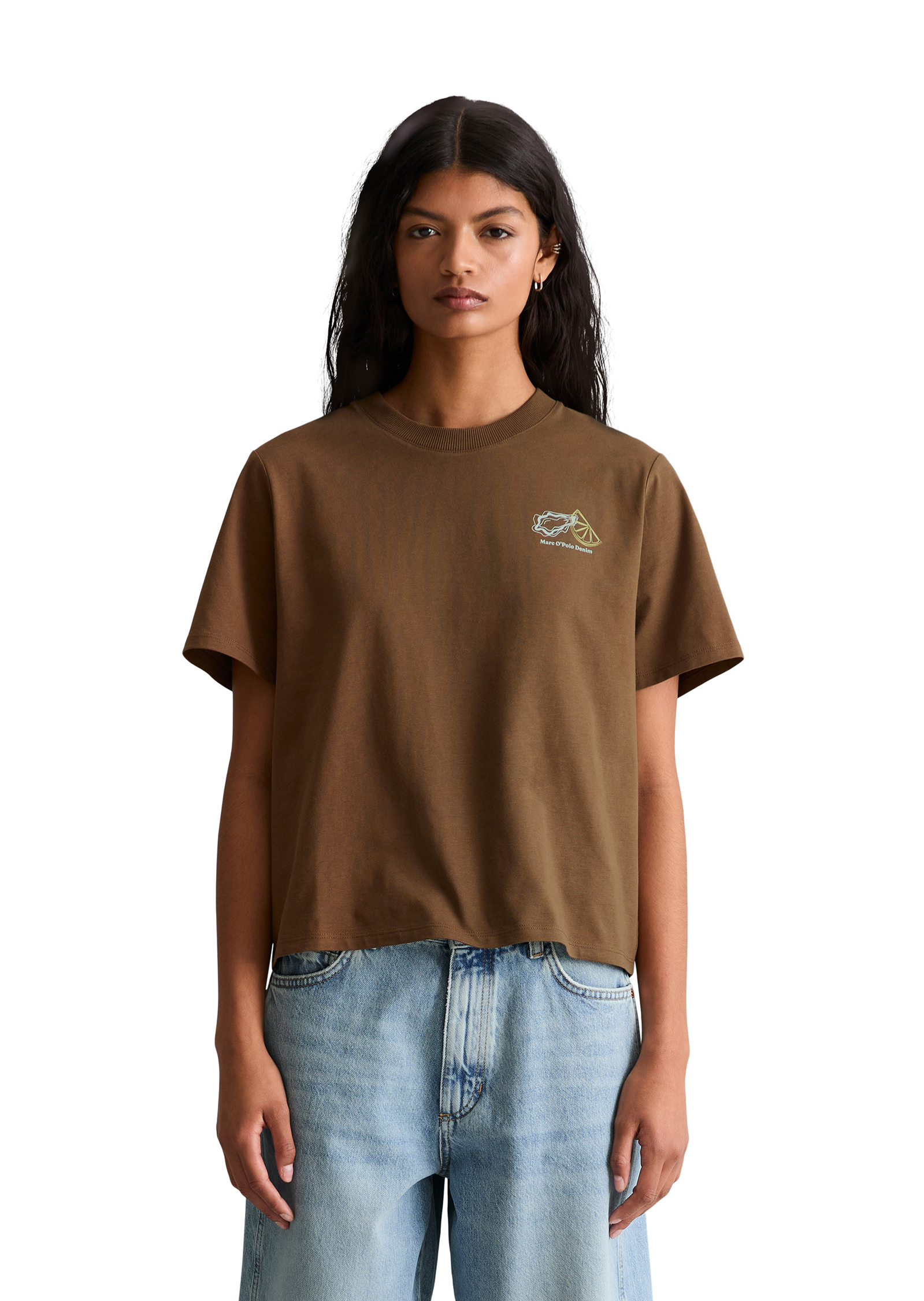 T-shirt ample en coton organique, MARC O’POLO DENIM