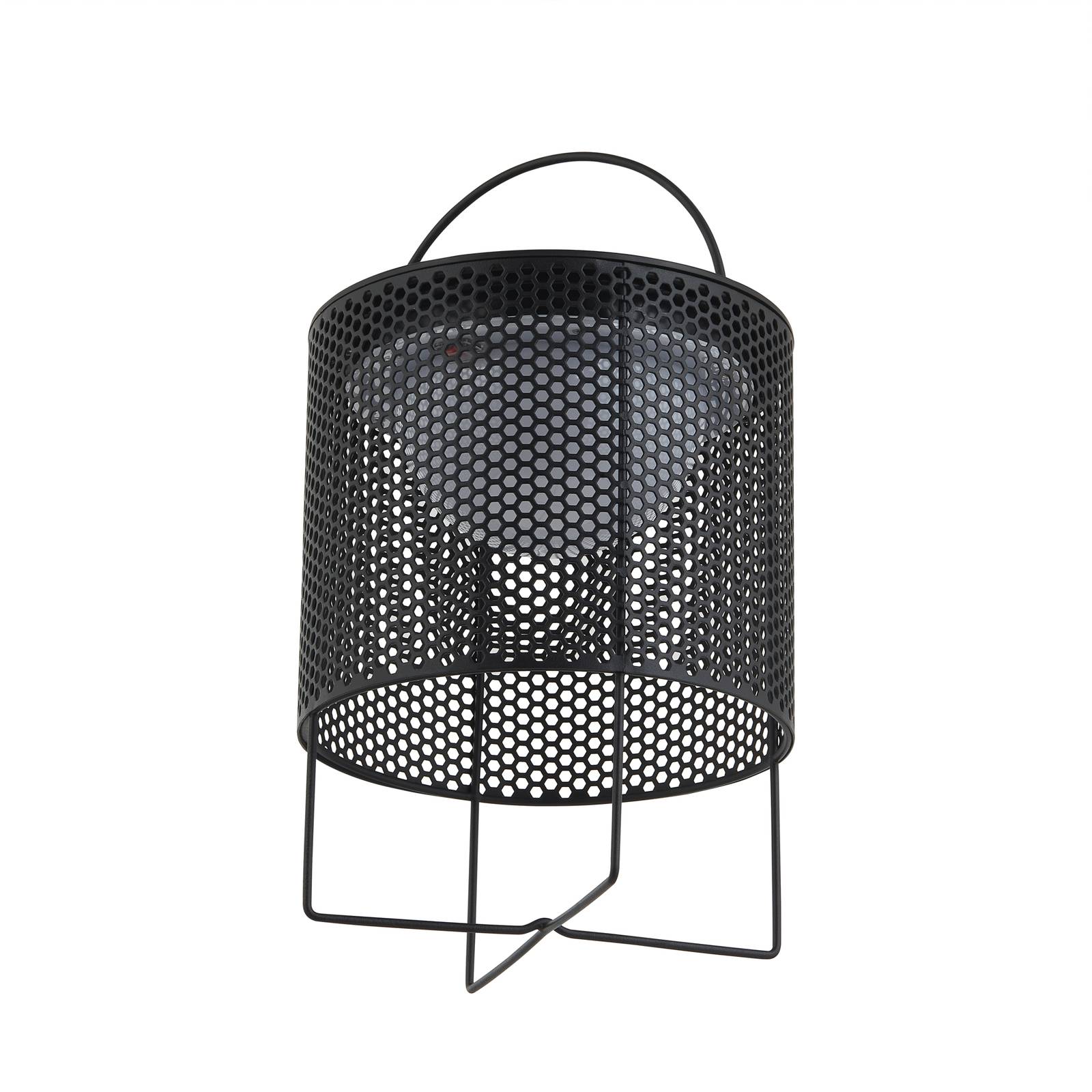 Lampe solaire extérieur en métal moderneLED, LINDBY