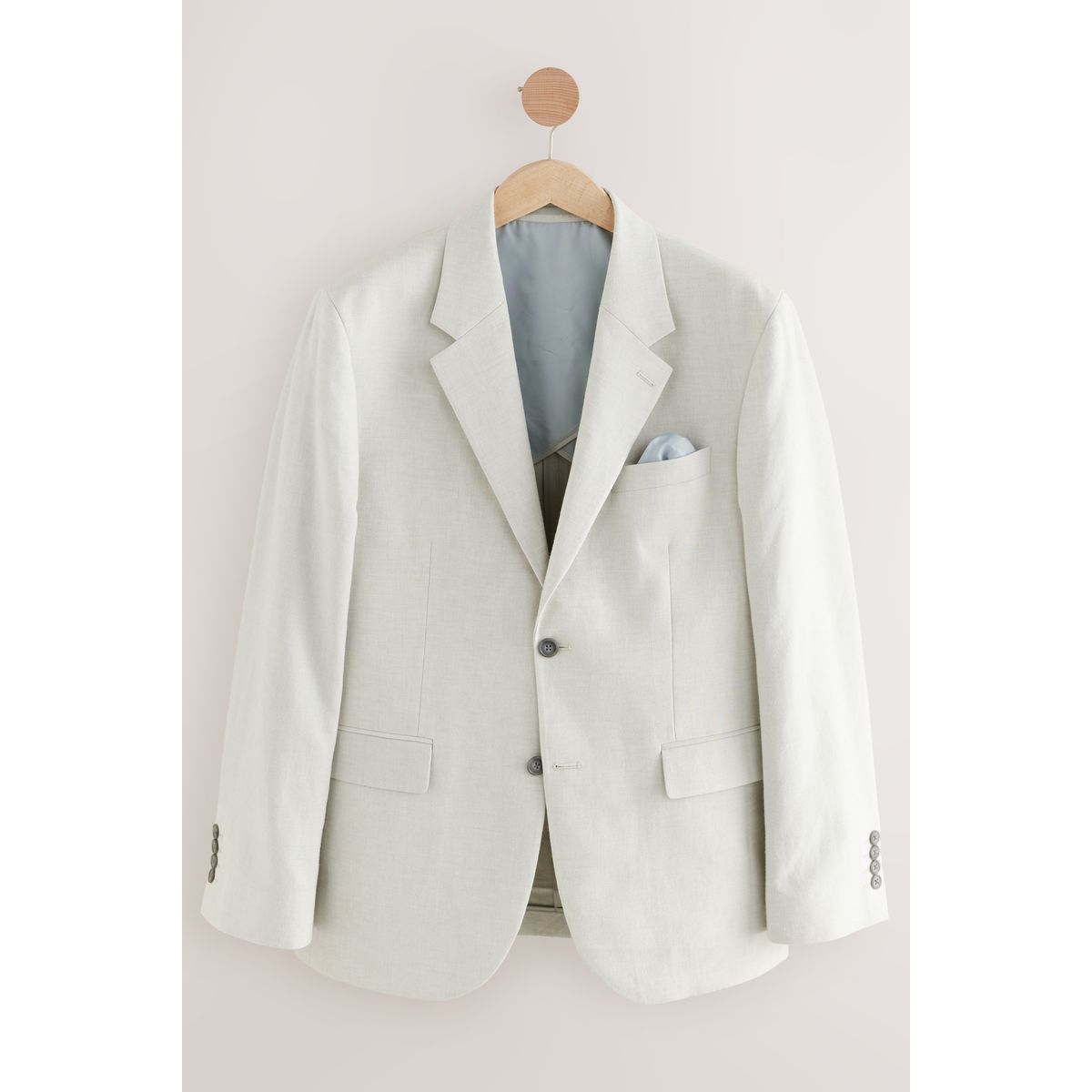 Veste de costume en mélange lin texturé, NEXT