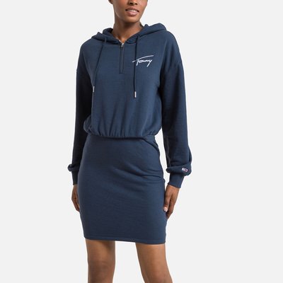 Mini Hoodie Dress with Embroidered Logo TOMMY JEANS