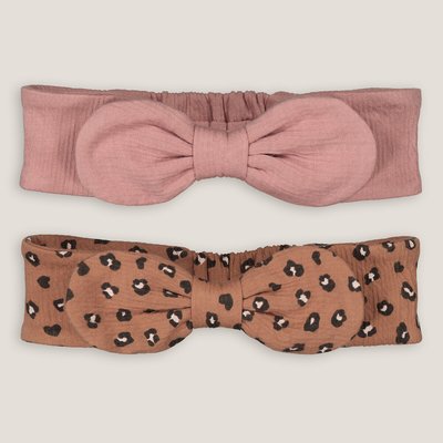 Pack of 2 Headbands in Cotton LA REDOUTE COLLECTIONS