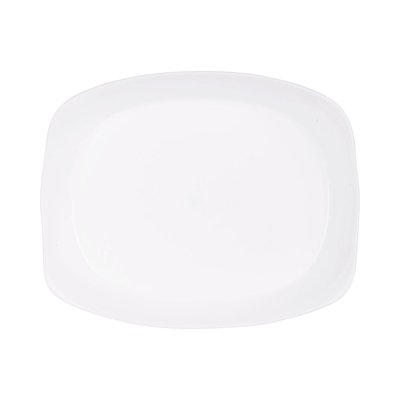 Plat à four rectangulaire blanc 34X25cm Smart Cuisine Carine 250°C  - Luminarc - Opale culinaire extra léger et résistant LUMINARC