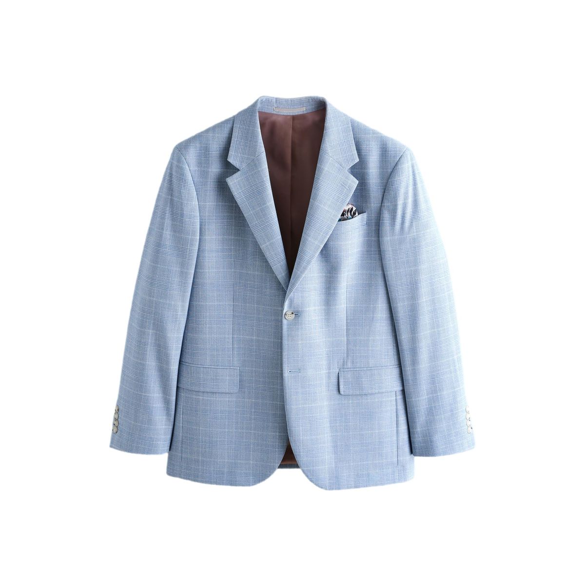 Veste de costume standard à carreaux, NEXT
