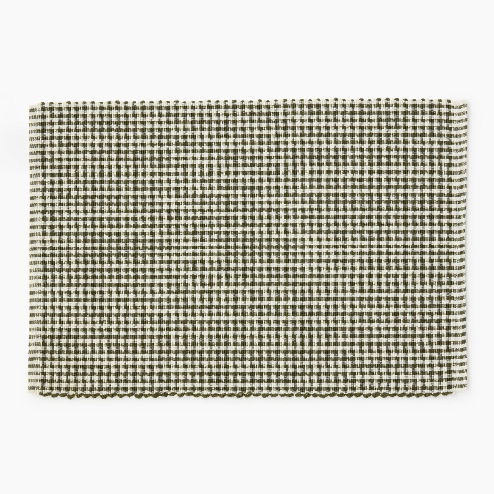 Set de table coton vichy, 48x33, MONOPRIX