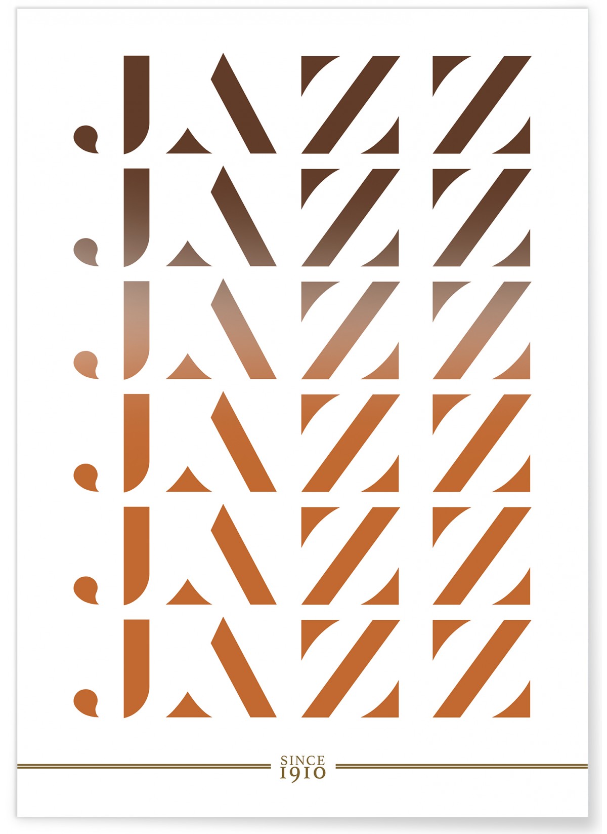 Affiche Jazz since 1910, L'AFFICHERIE