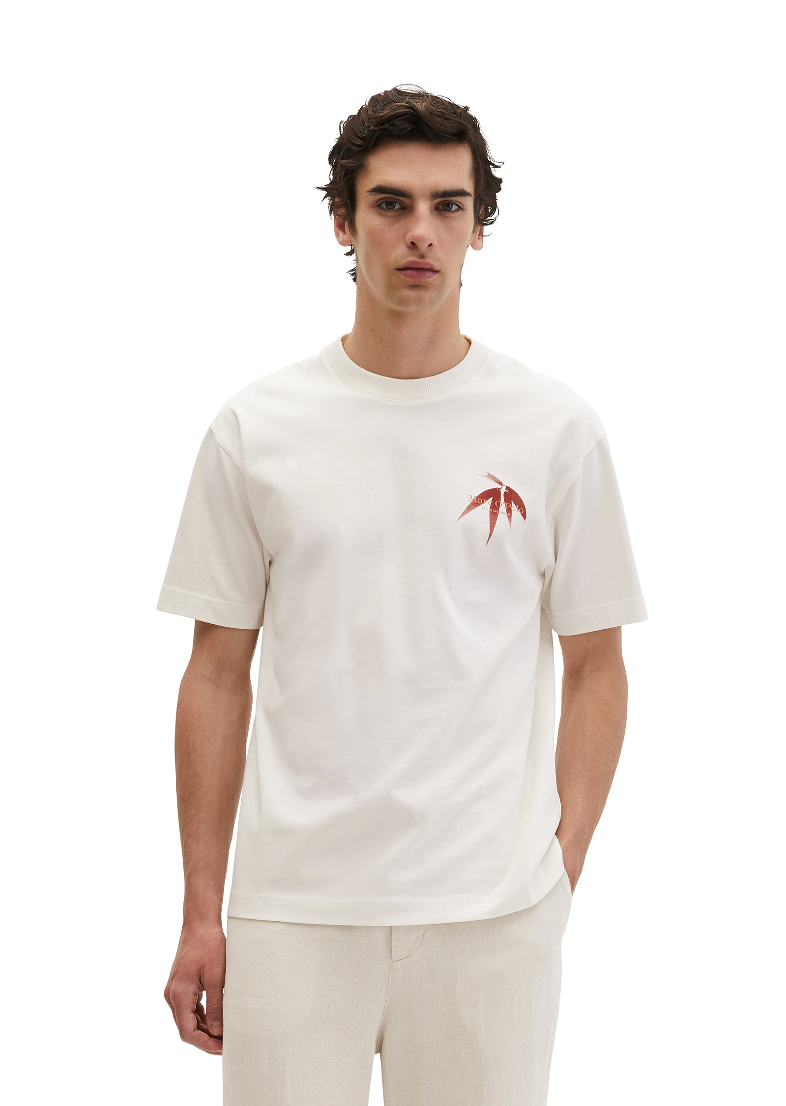 T-shirt relaxed avec imprimé saisonnier au dos, MARC O'POLO