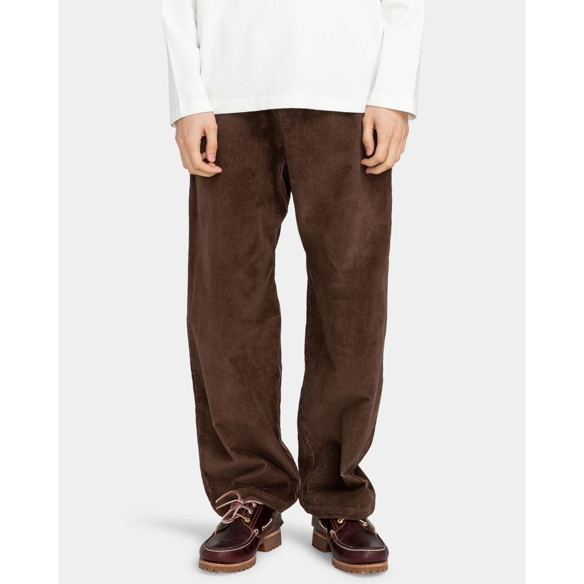 Pantalon velours best sale homme marron