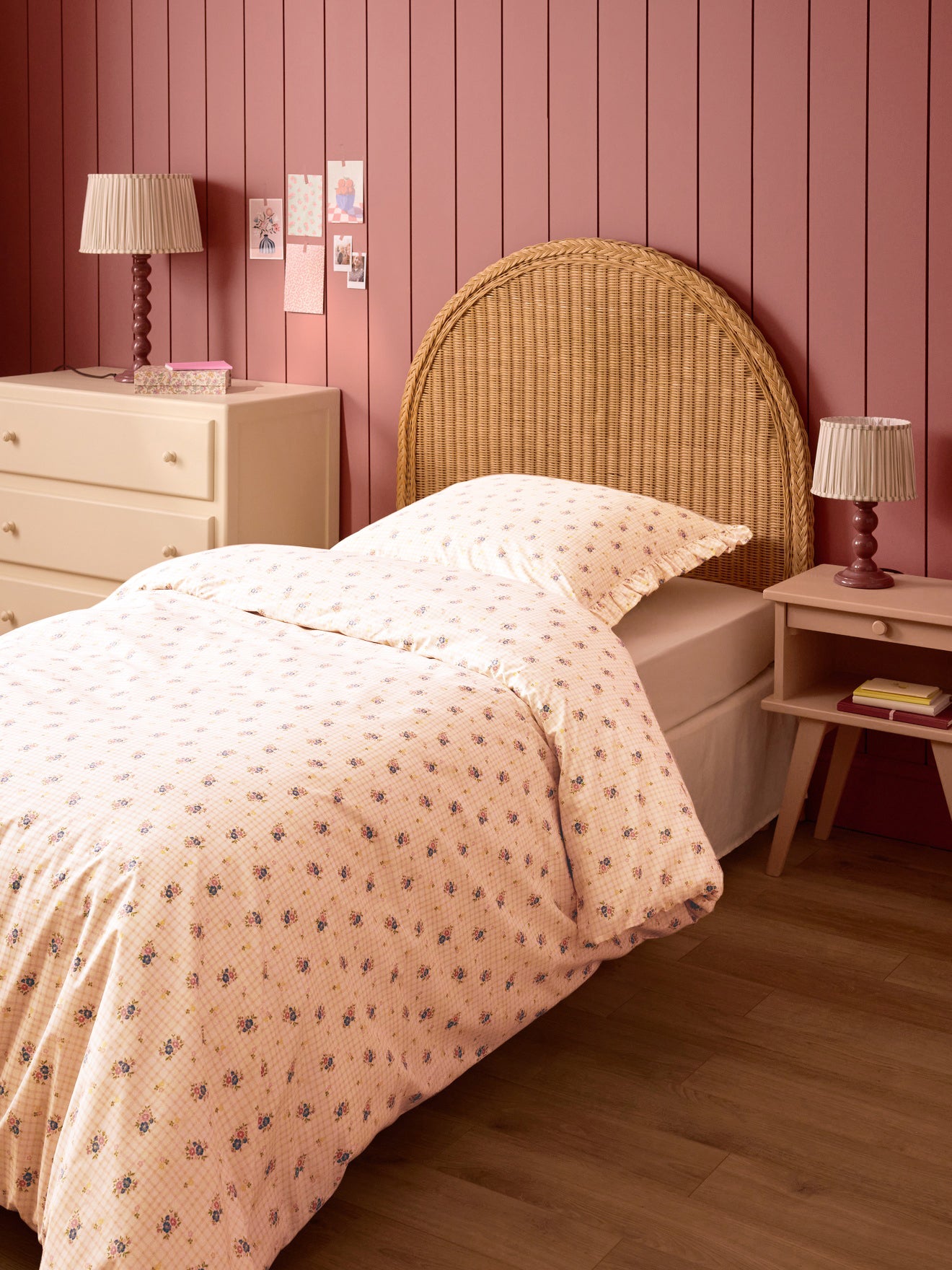 Housse de couette percale de coton "Lilou", CYRILLUS