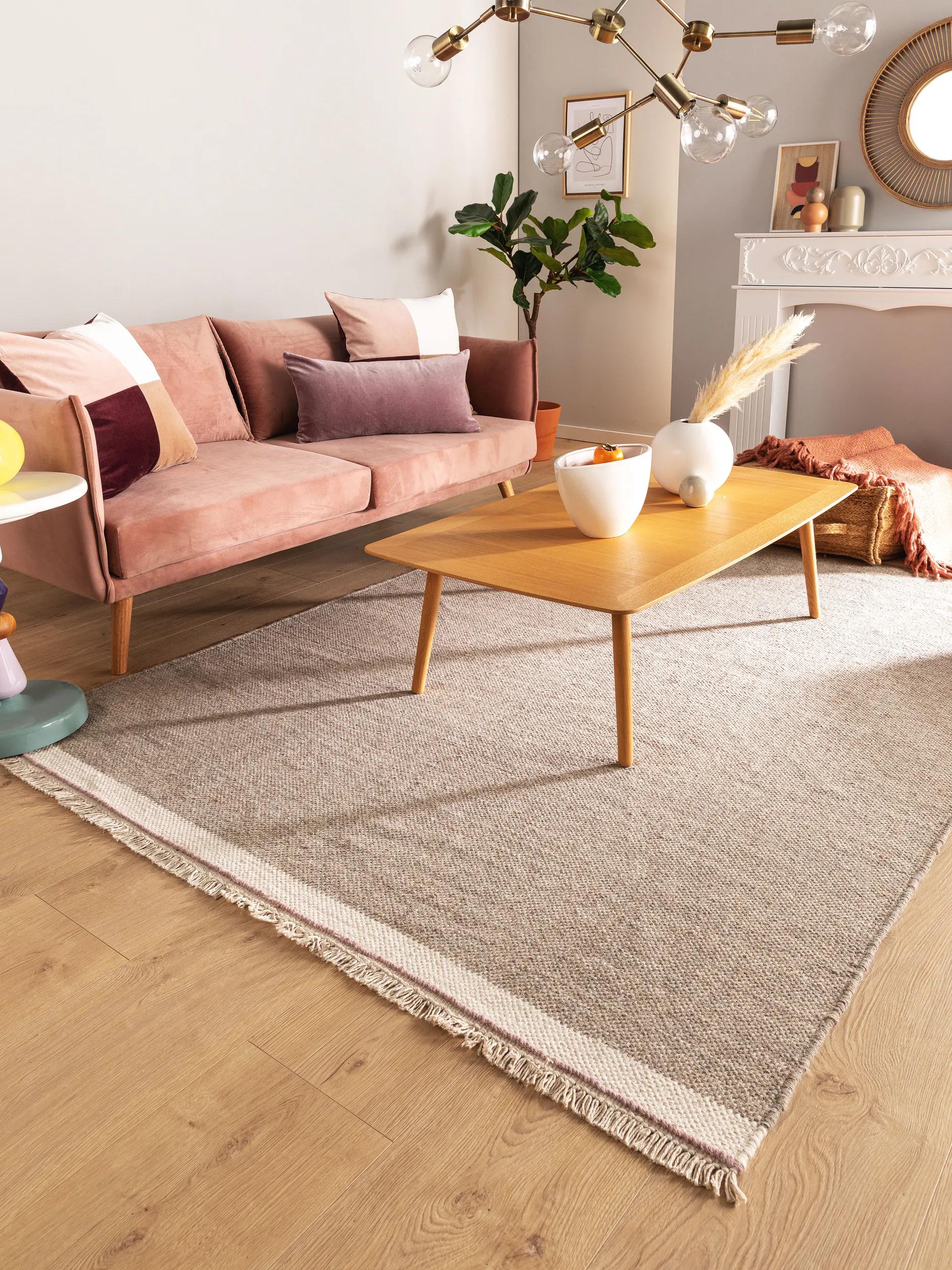 Tapis de laine tissé main KARLA, BENUTA