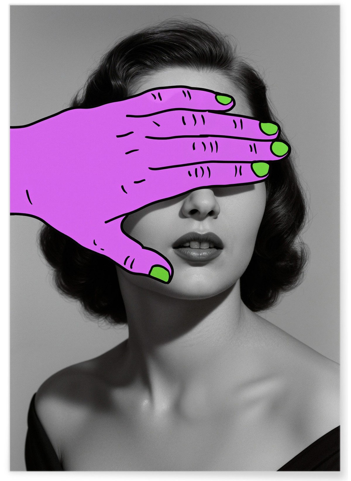 Affiche Main violette, L'AFFICHERIE