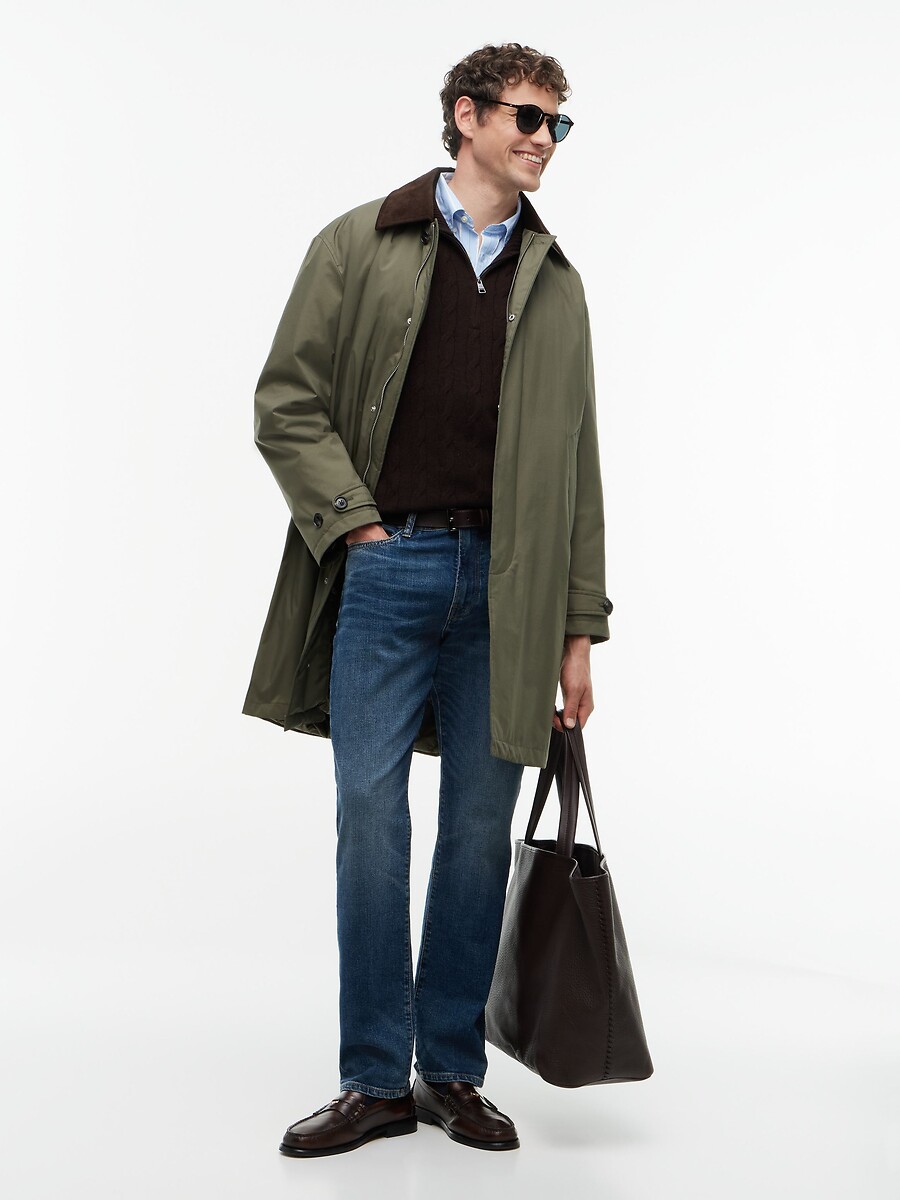 Trench col contrasté, TOMMY HILFIGER