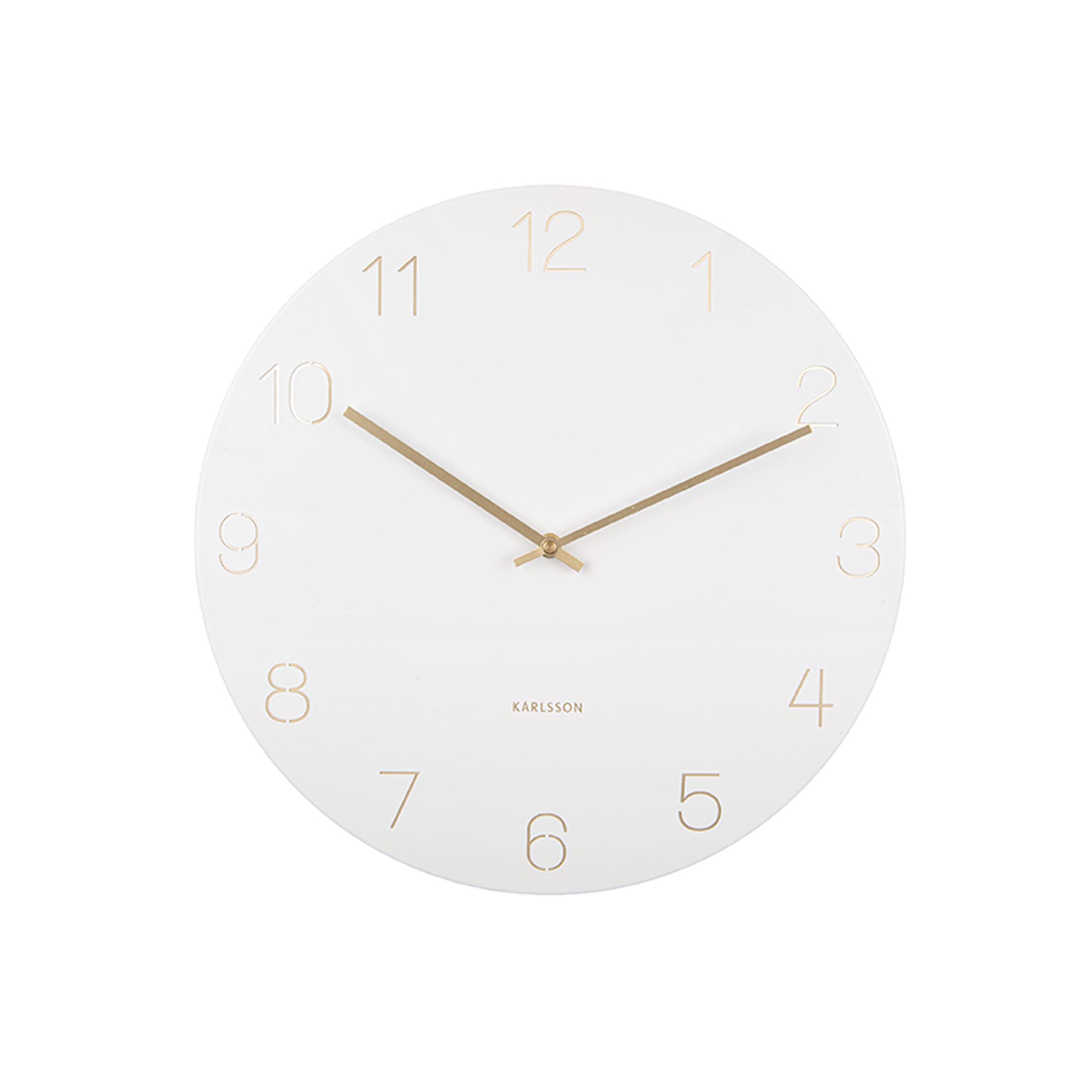 Horloge Murale Acier CHARM, KARLSSON