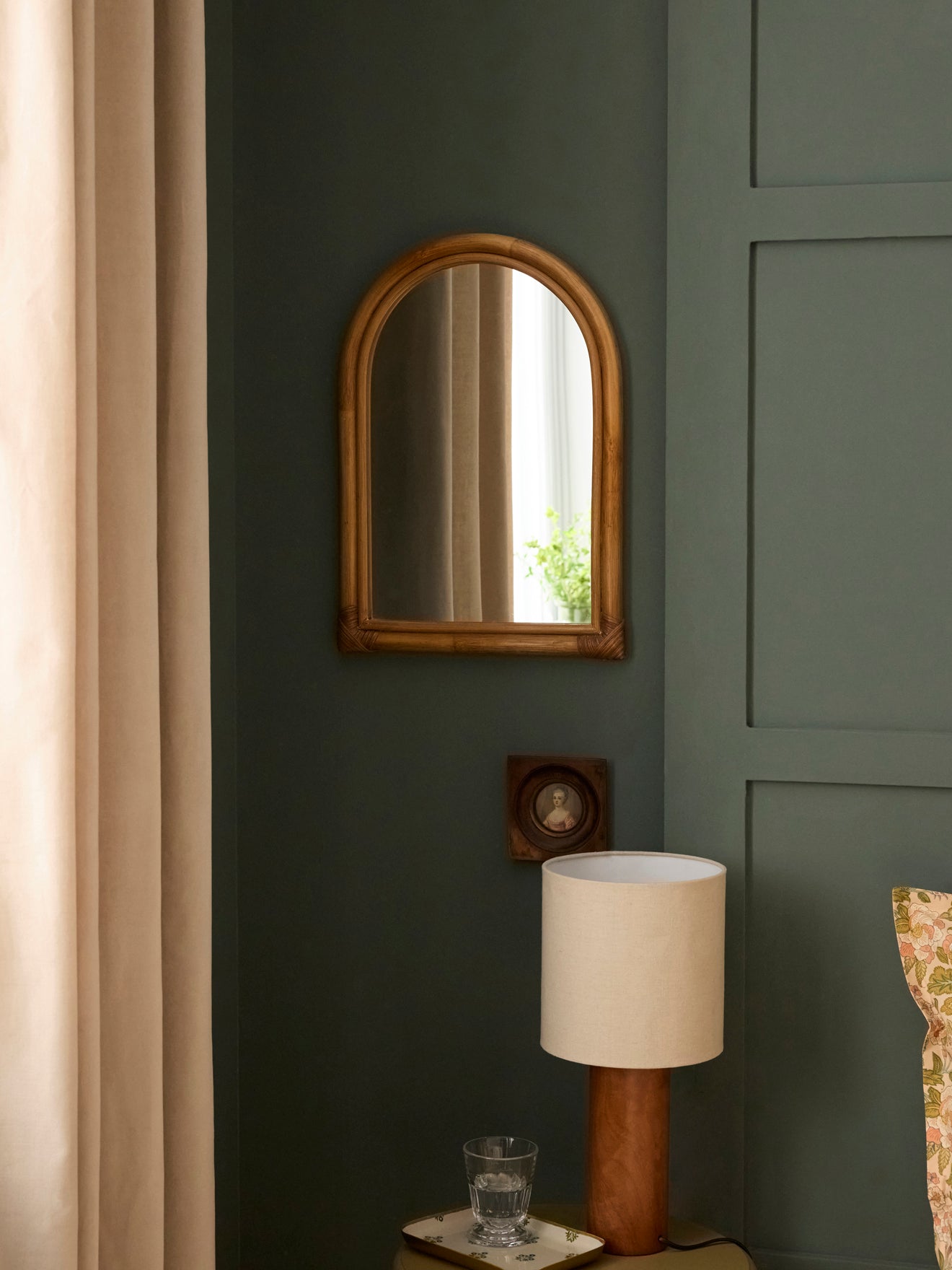 Miroir en rotin Céleste, CYRILLUS