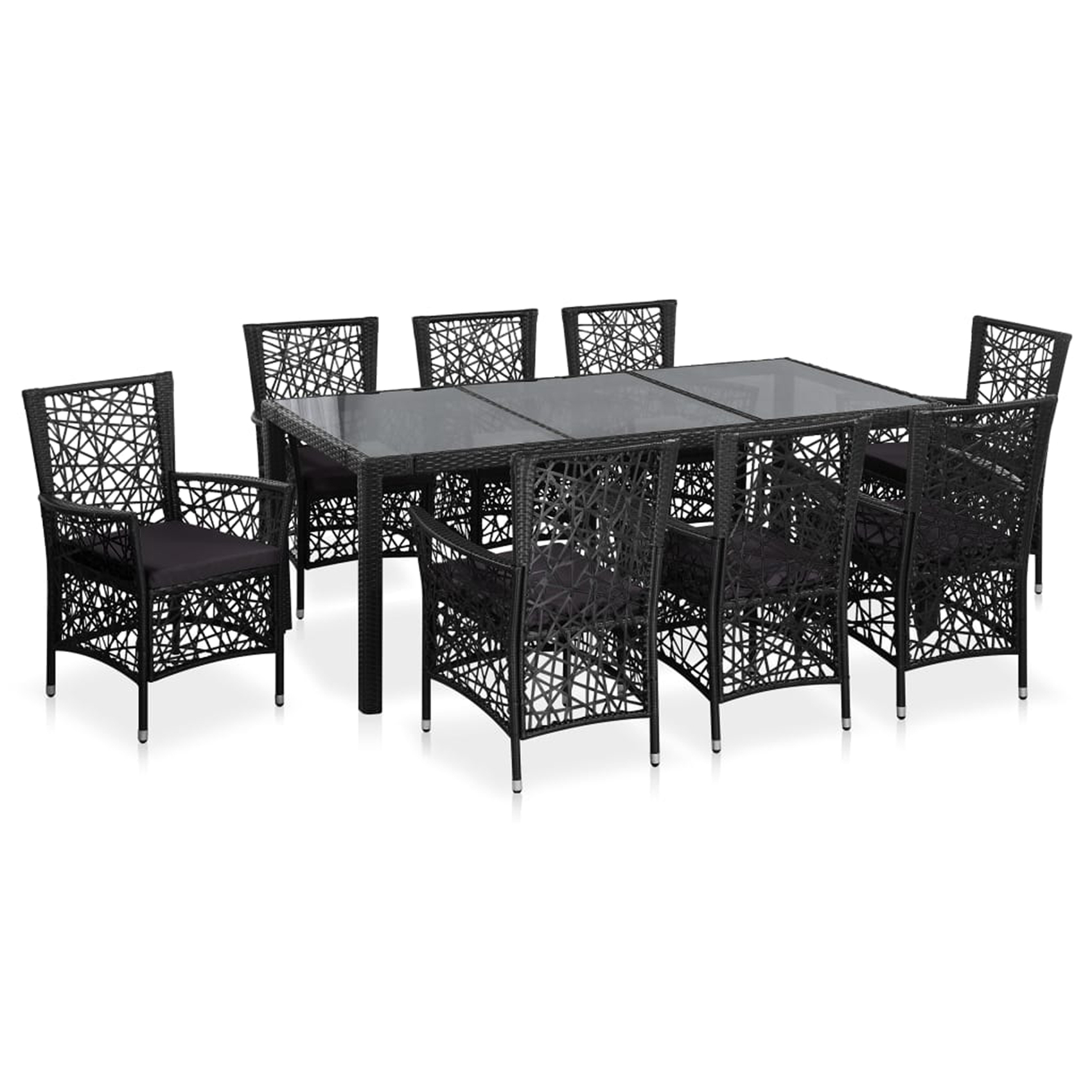 Salon de jardin au style contemporain, HOME MAISON