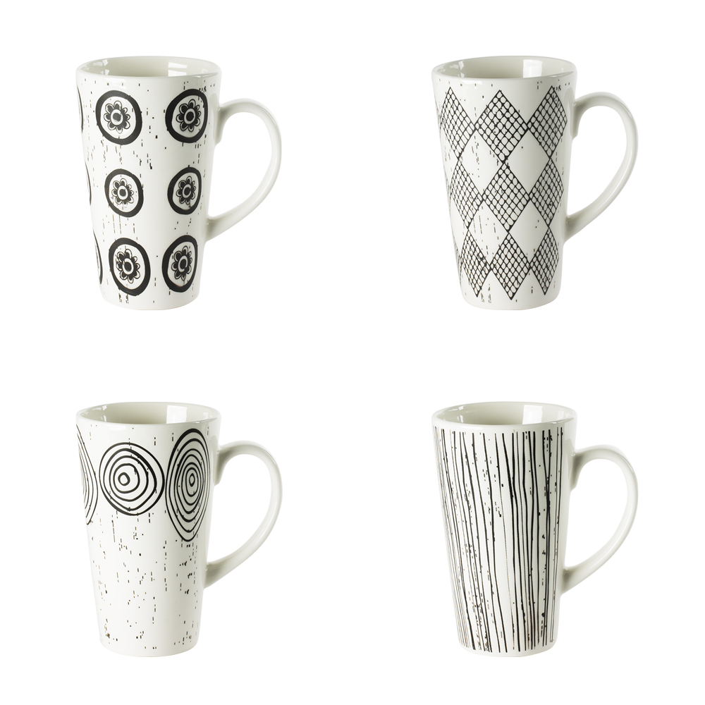 Coffret de 4 mugs Palawan 29 cl - PALAWAN, TABLE PASSION