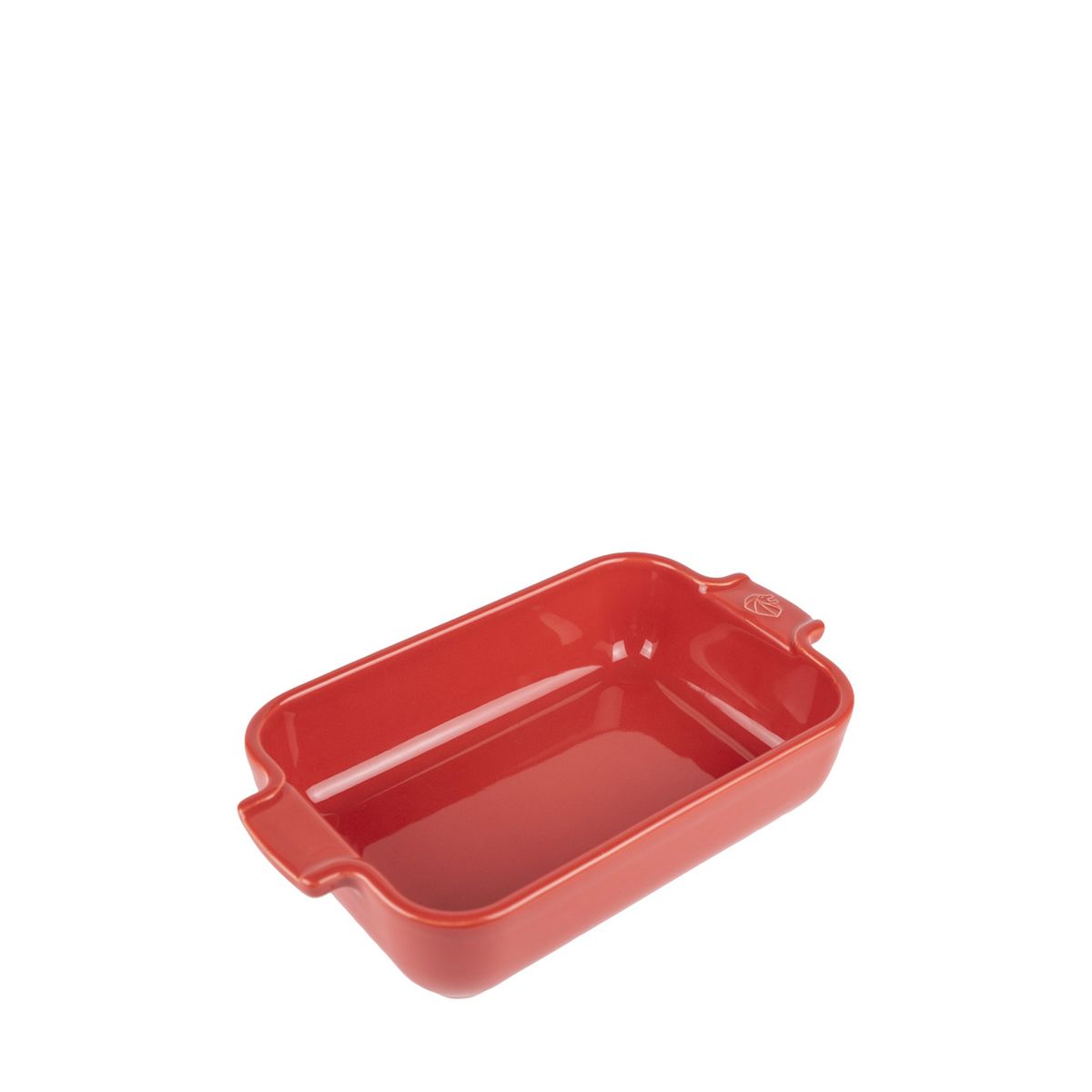 Plat four céramique individuel rectangulaire, rouge, 22 cm - appolia rouge  Peugeot