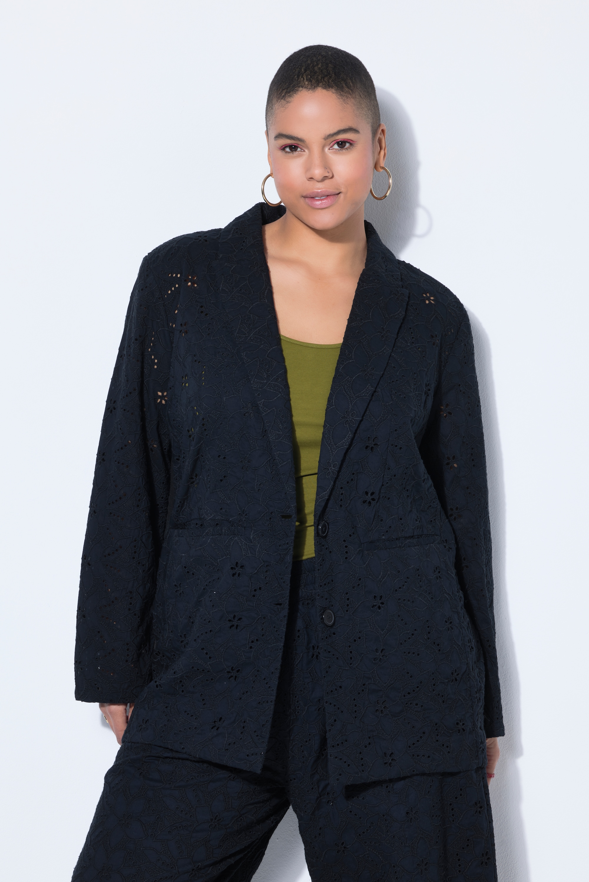 Blazer oversize, dentelle florale, STUDIO UNTOLD