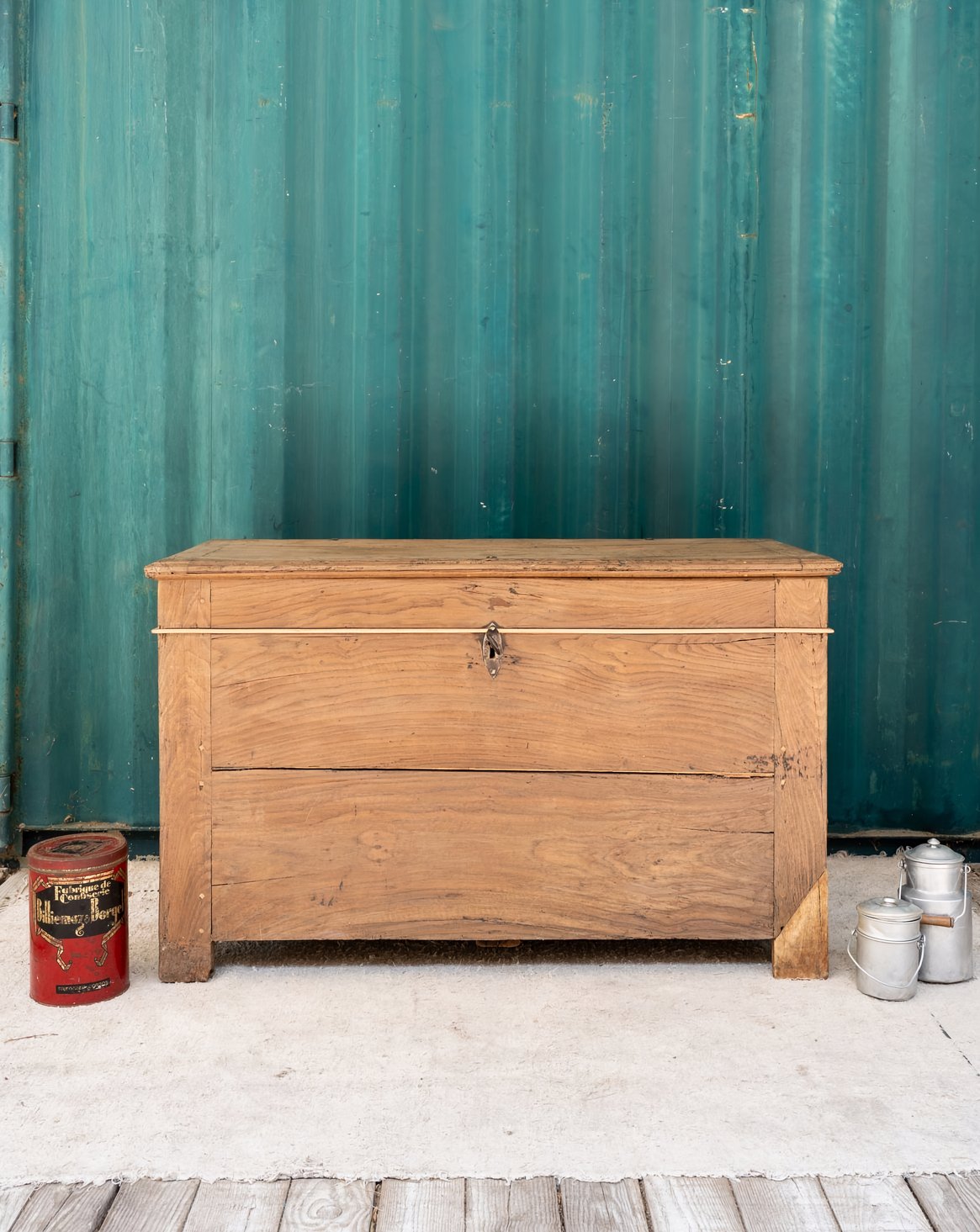 Grand coffre en bois Lucien N°155 - Bon état, DEBONGOUT