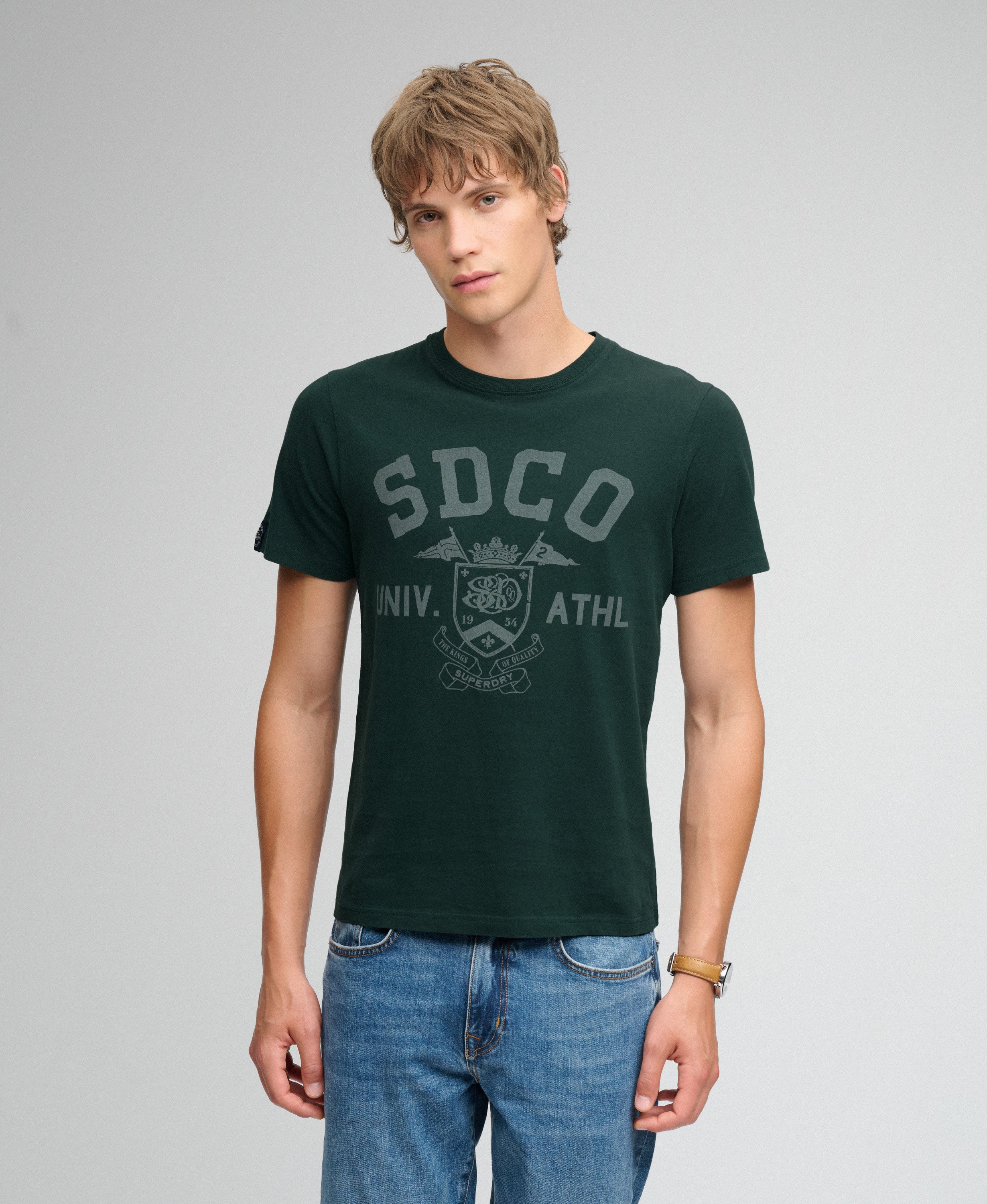 T-shirt Gothic Varsity, SUPERDRY