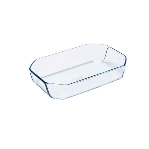 Plat rectangulaire en verre 30 x 20 cm transparent Pyrex