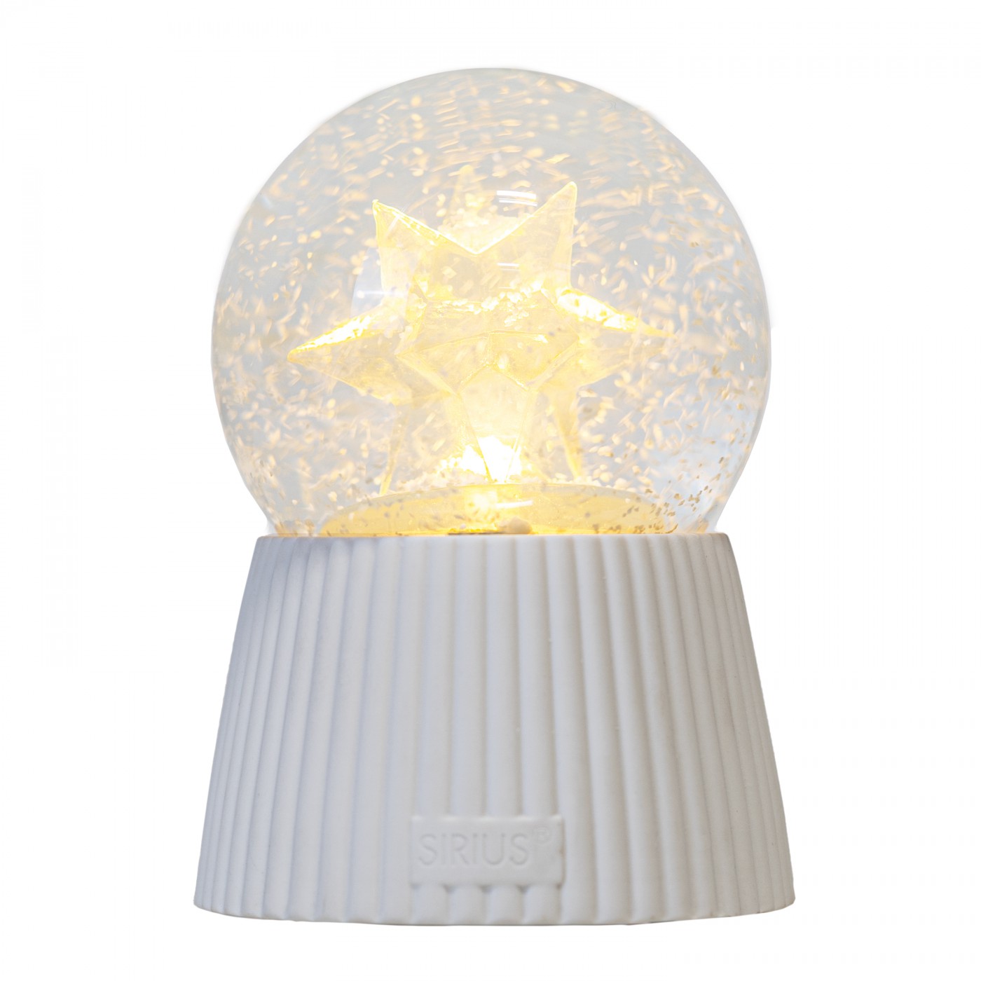 Boule à neige lumineuse Etoile, SIRIUS
