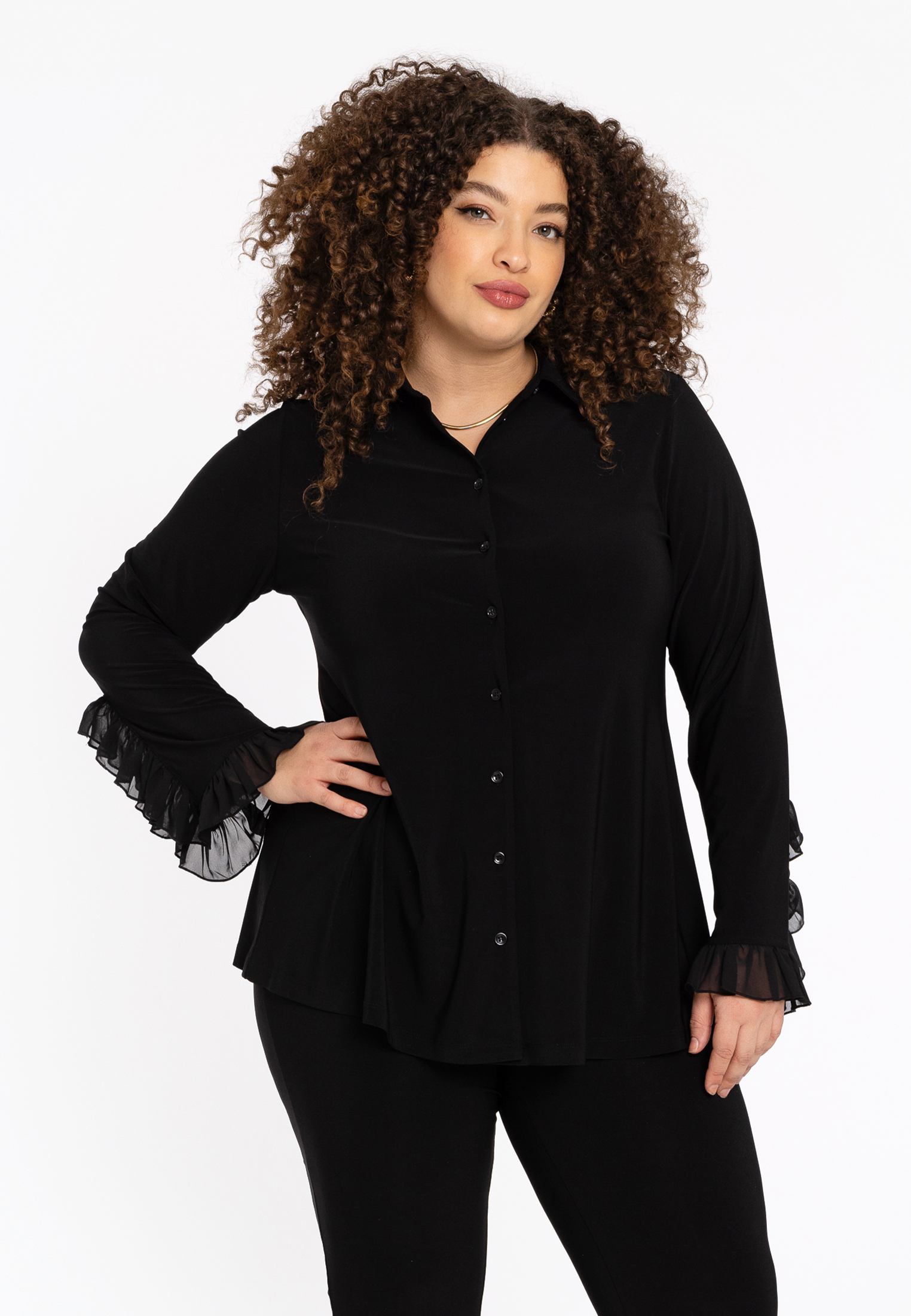 Chemise avec manches longues, YOEK