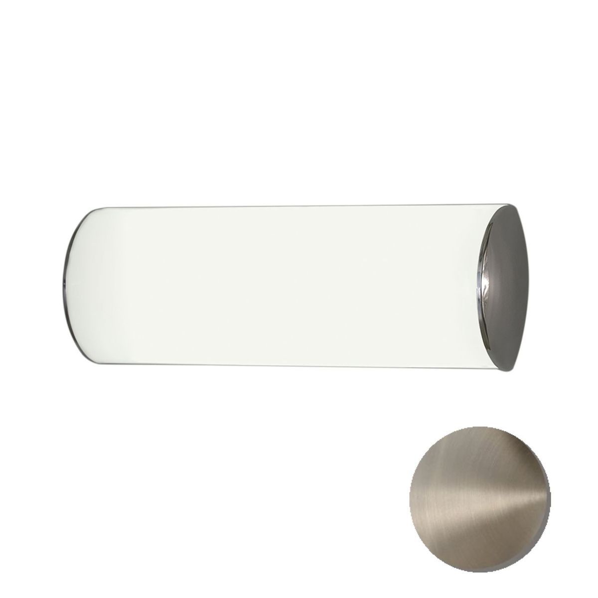 applique salle de bain casio 1x15w nickel satine