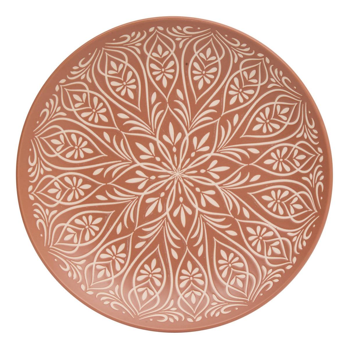 Lot de 6 assiettes plates D27cm INES, ATMOSPHERA
