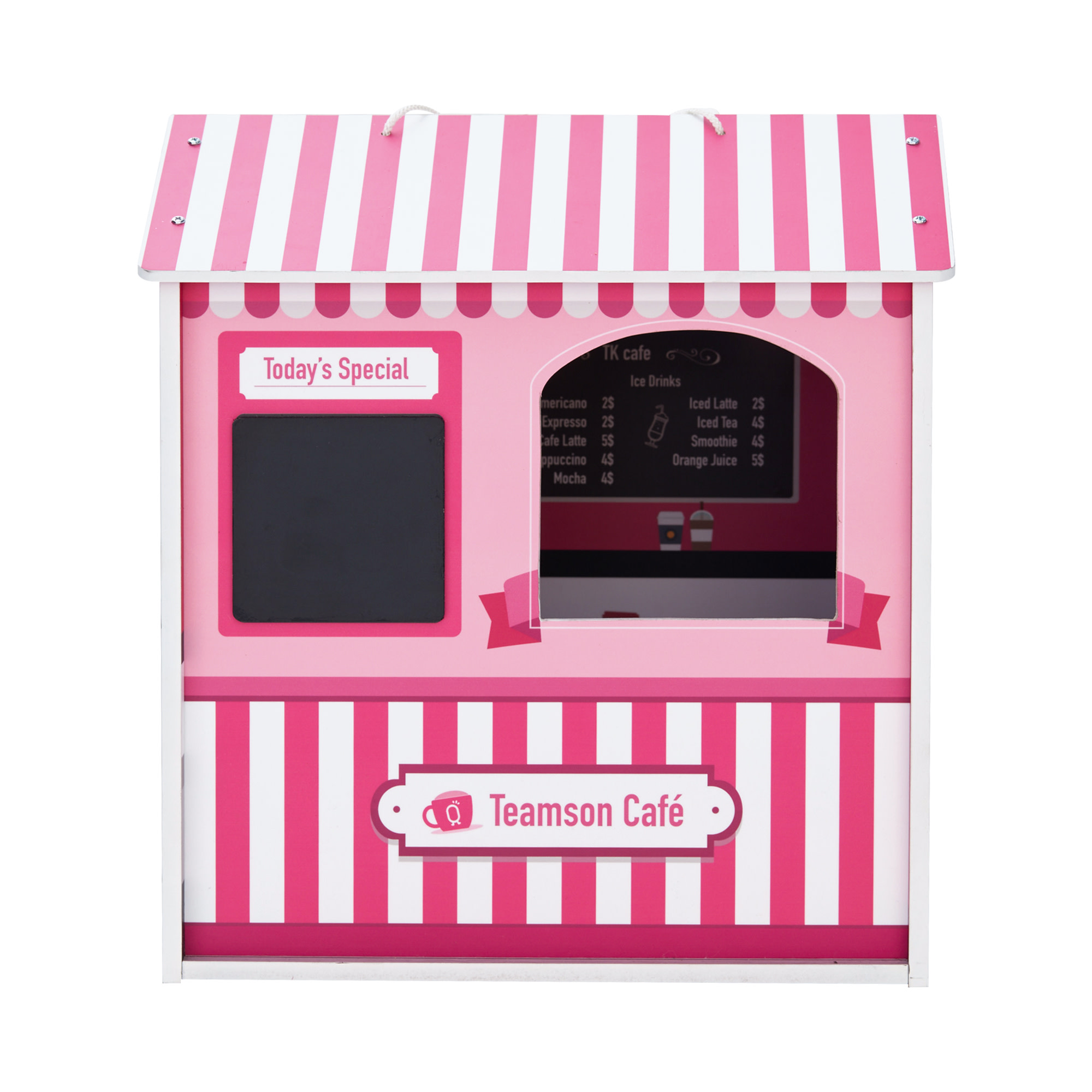 Maison Poupée Bois City Café DREAMLAND, TEAMSON KIDS