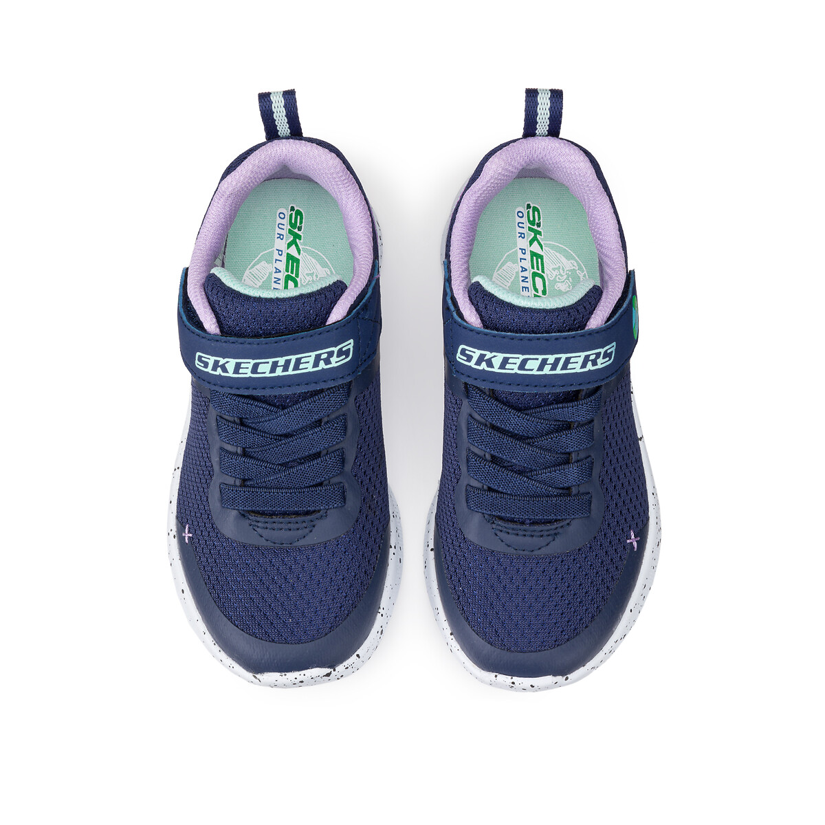 Sneakers microspec blauw Skechers | La Redoute