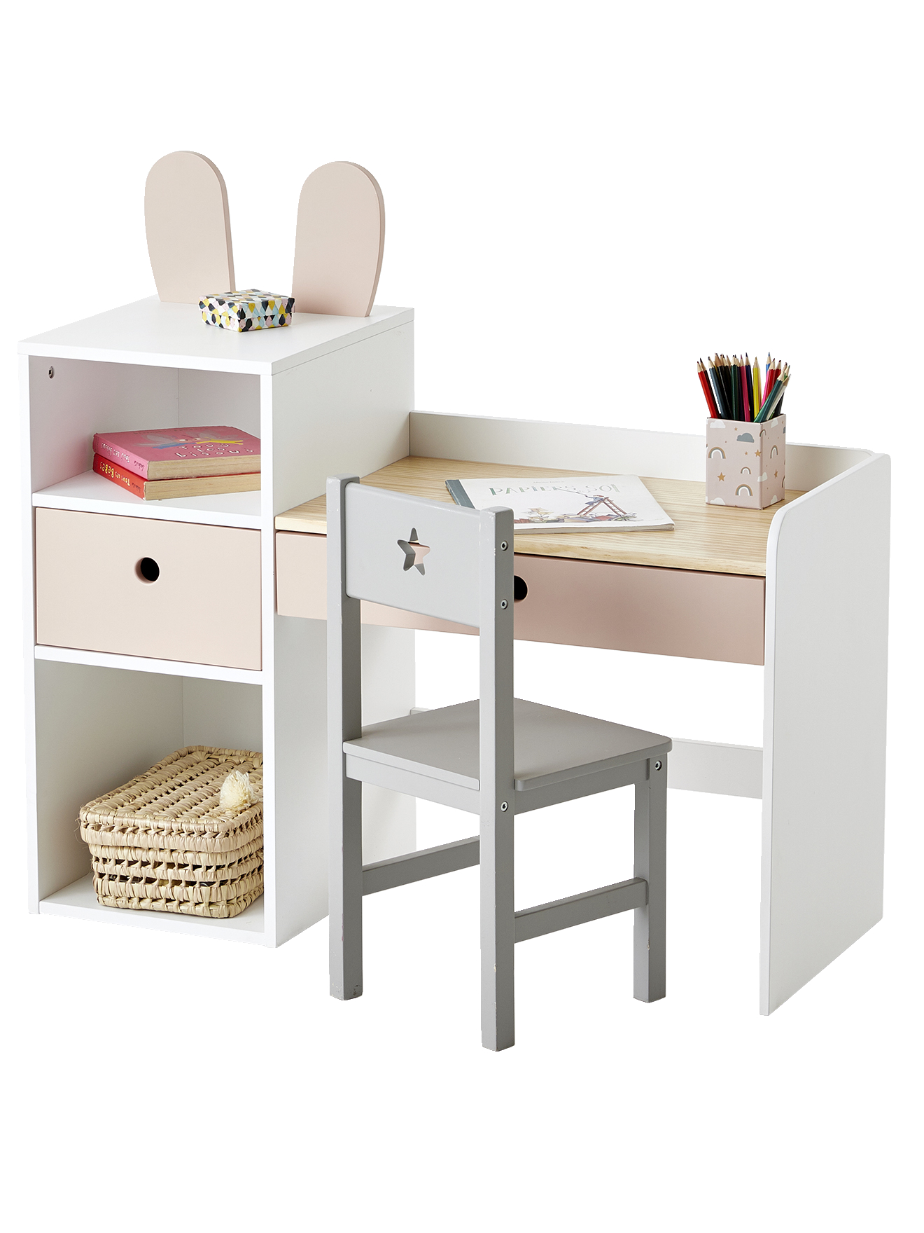 Bureau maternelle BUNNY, VERTBAUDET