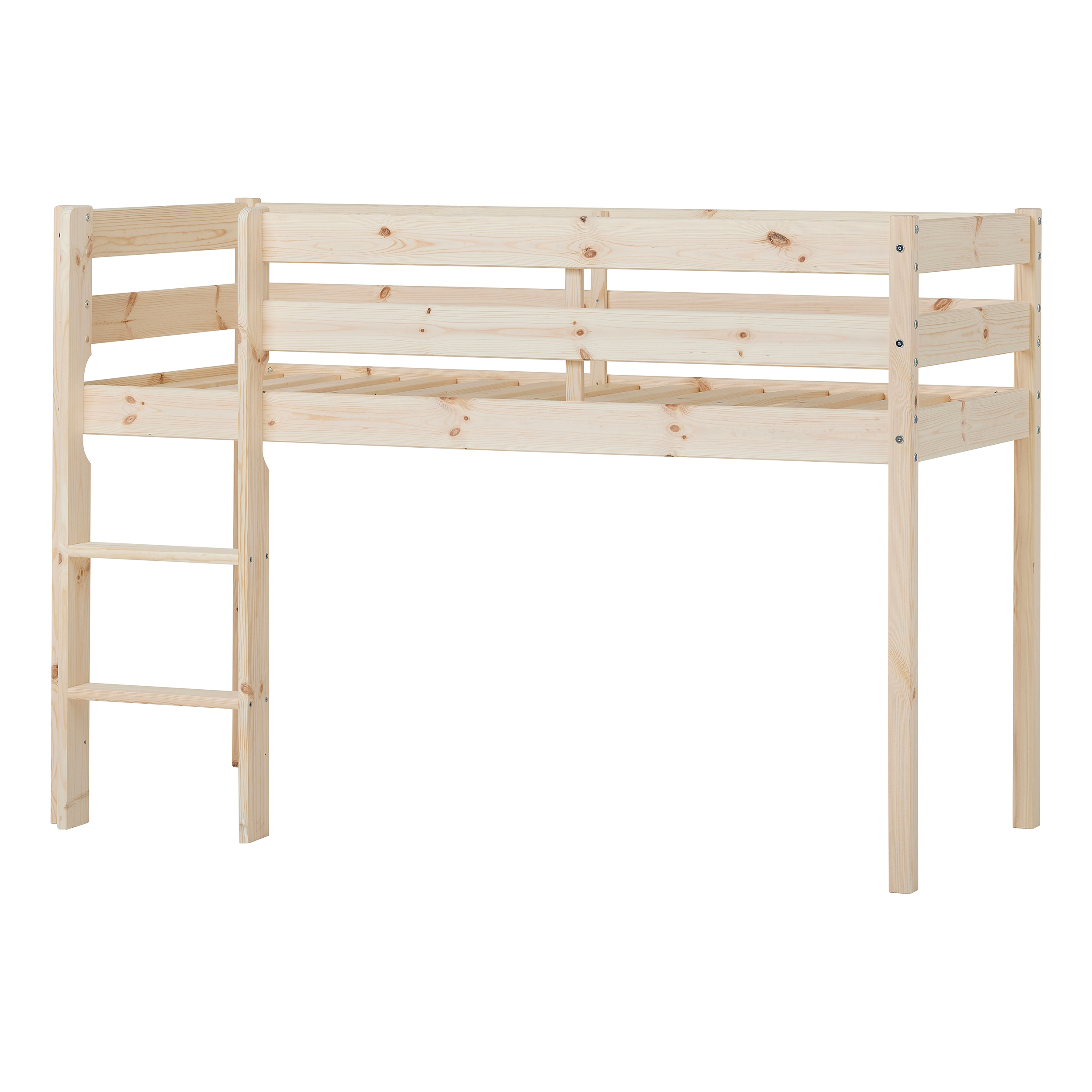 Lit Mi Hauteur pin massif ECO COMFORT, HOPPEKIDS