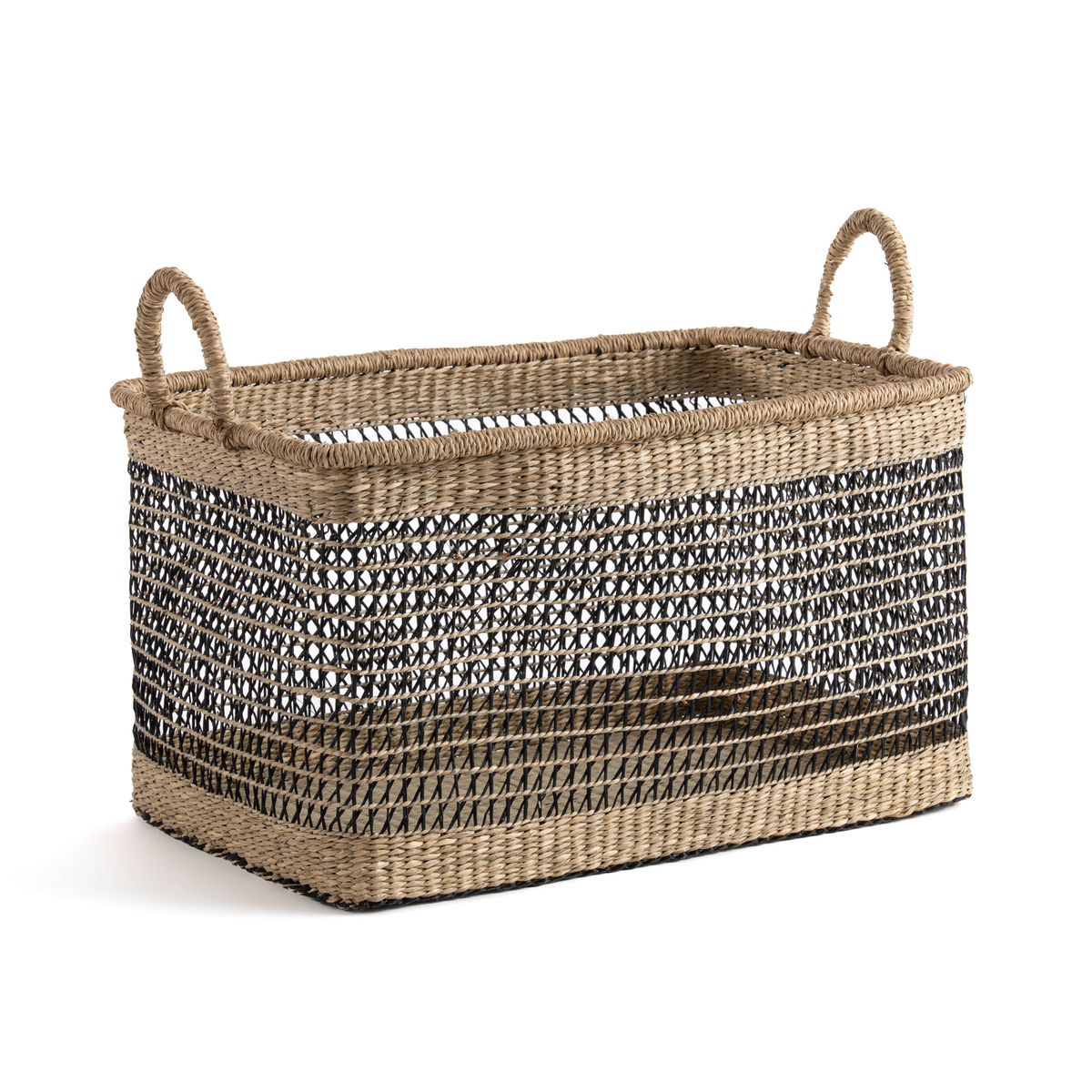 Kezia Rectangular Woven Grass Basket